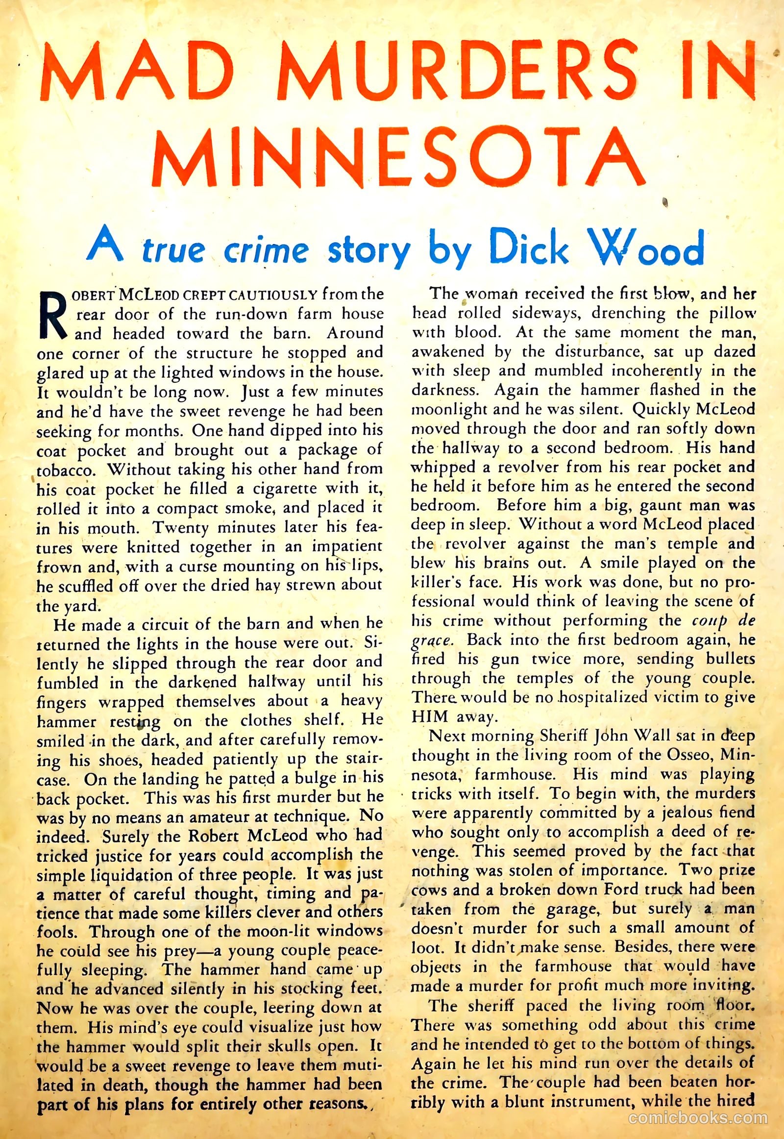 Crime Does Not Pay #28 (1943) — page 33 of 60