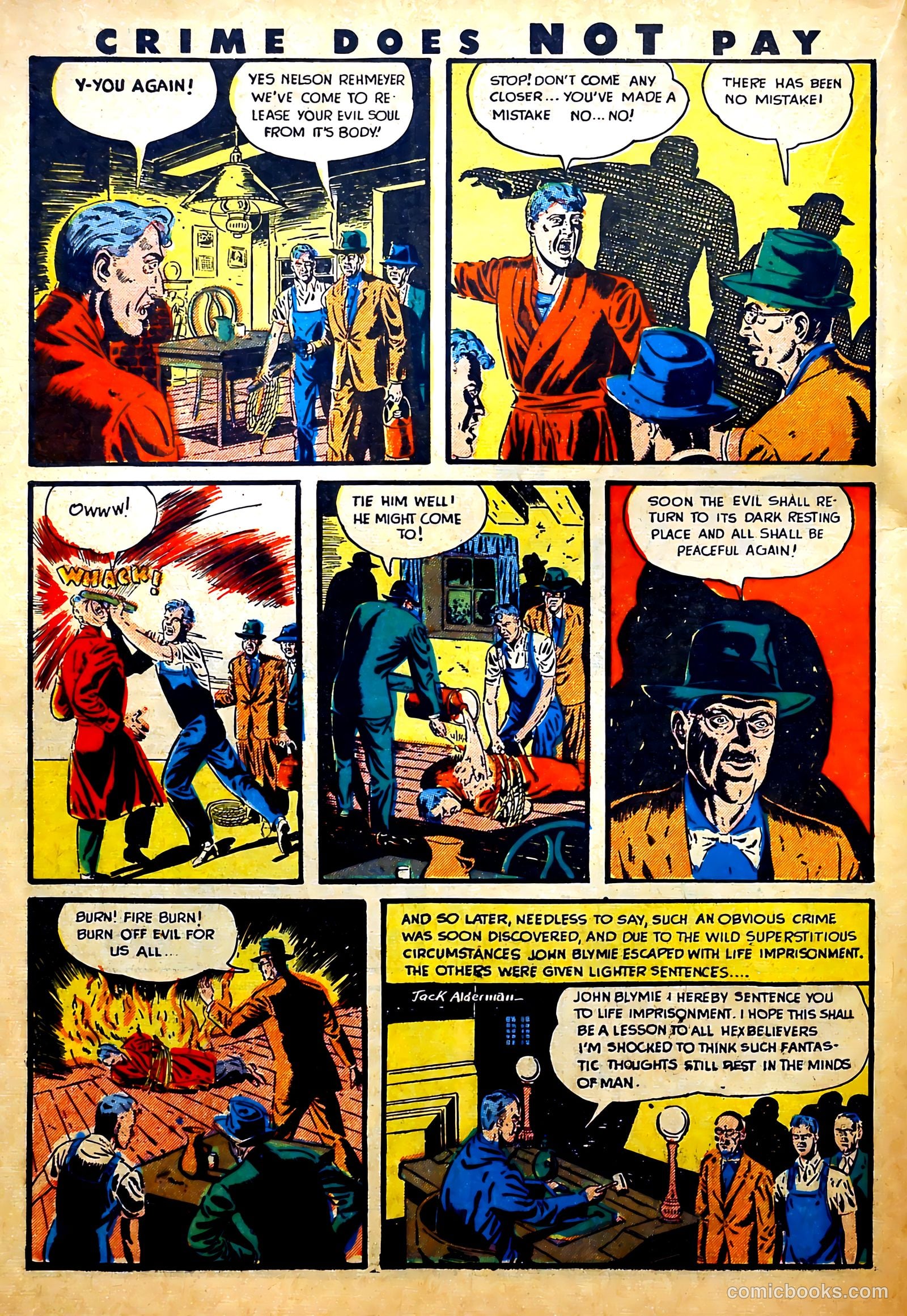 Crime Does Not Pay #28 (1943) — page 40 of 60