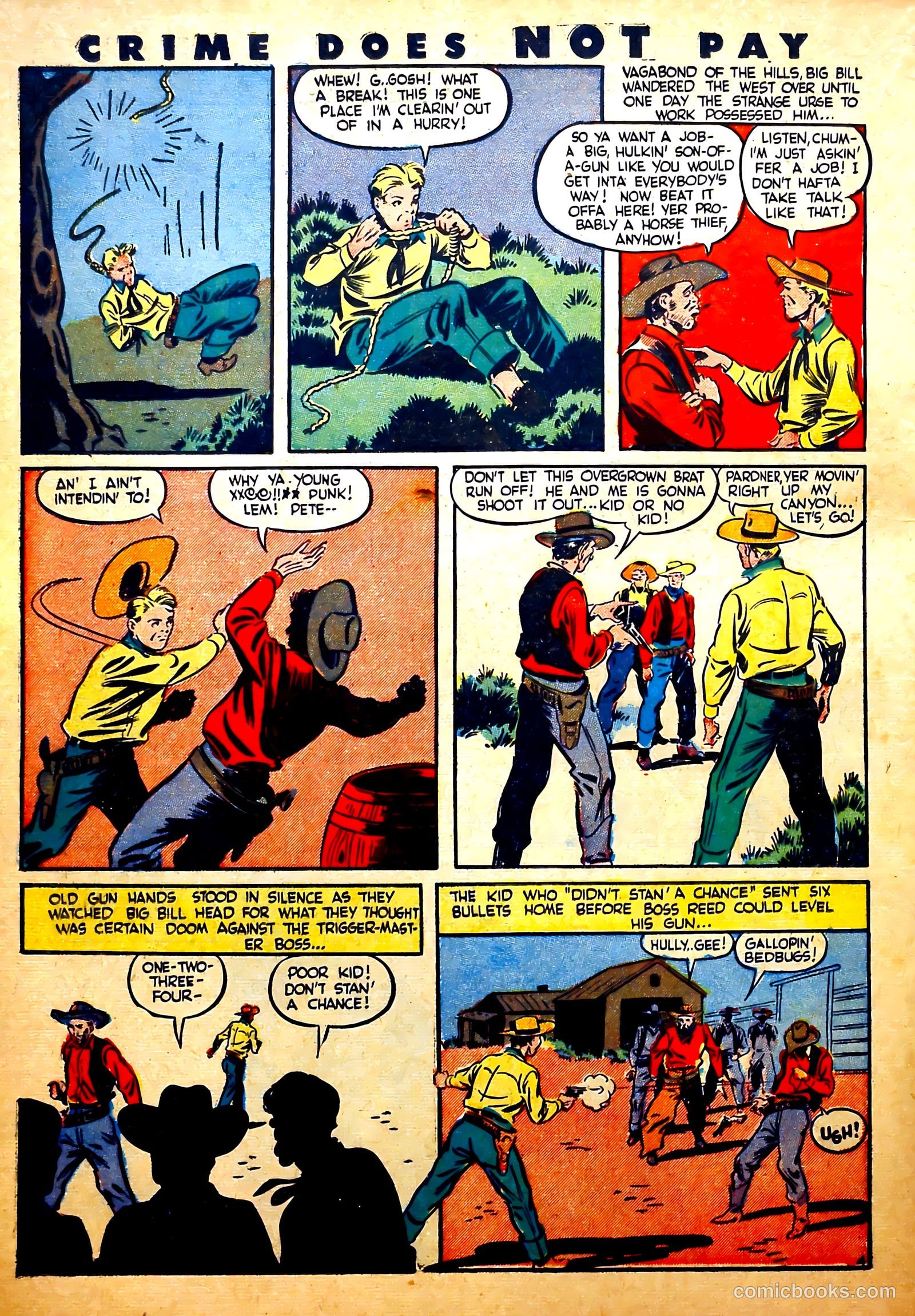 Crime Does Not Pay #28 (1943) — page 44 of 60