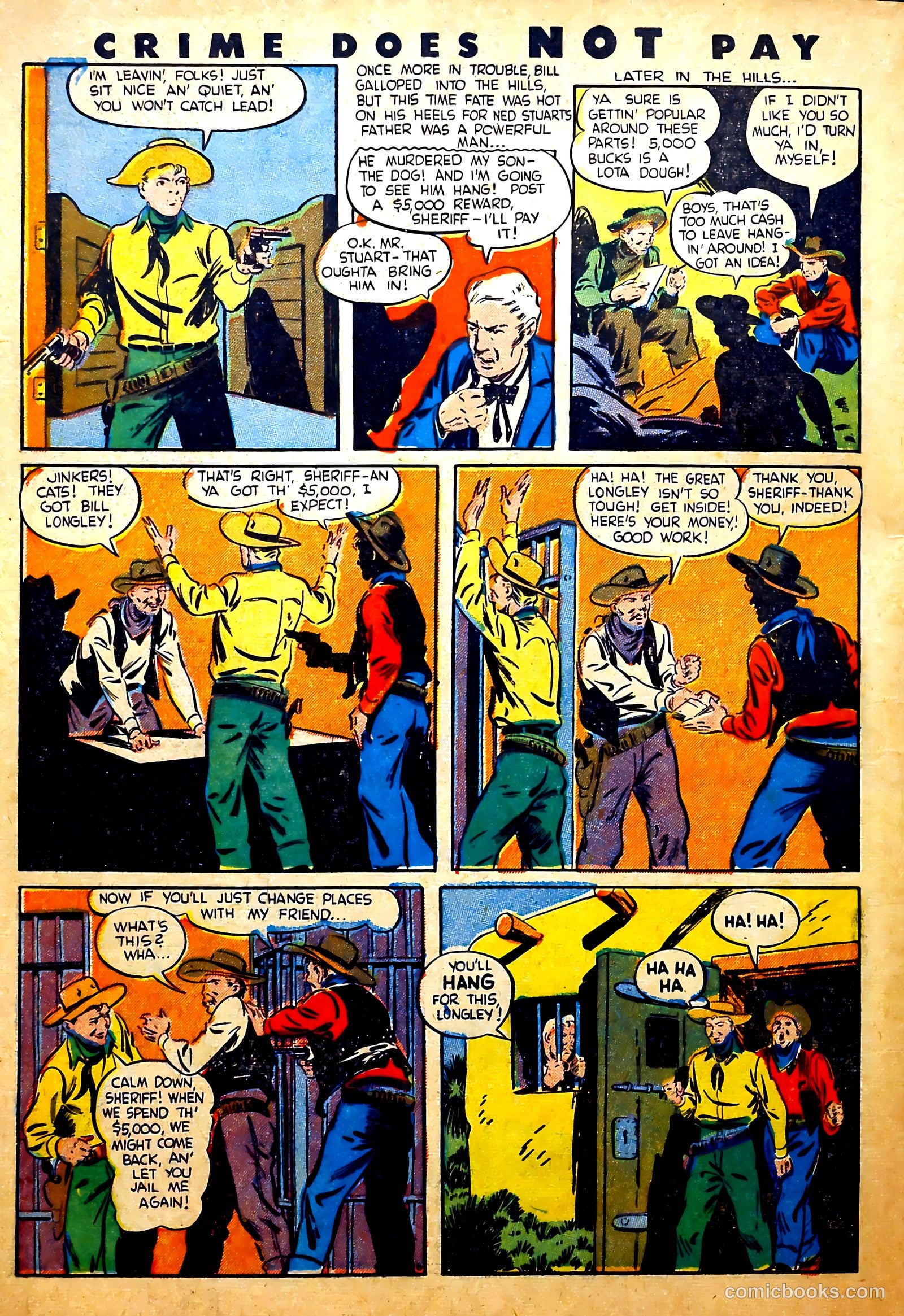 Crime Does Not Pay #28 (1943) — page 46 of 60