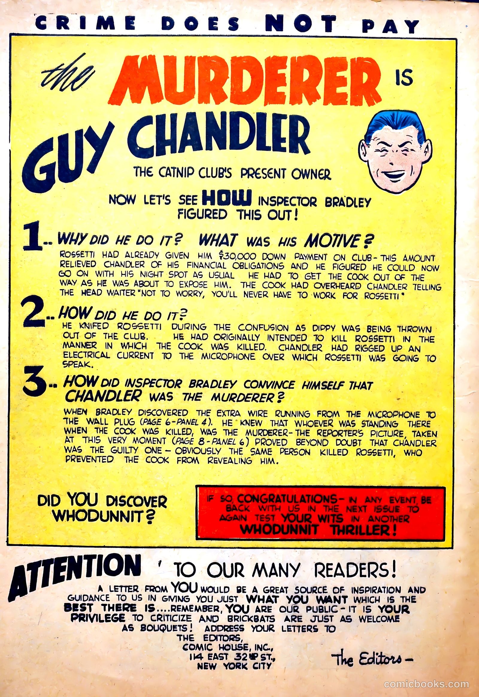 Crime Does Not Pay #28 (1943) — page 56 of 60