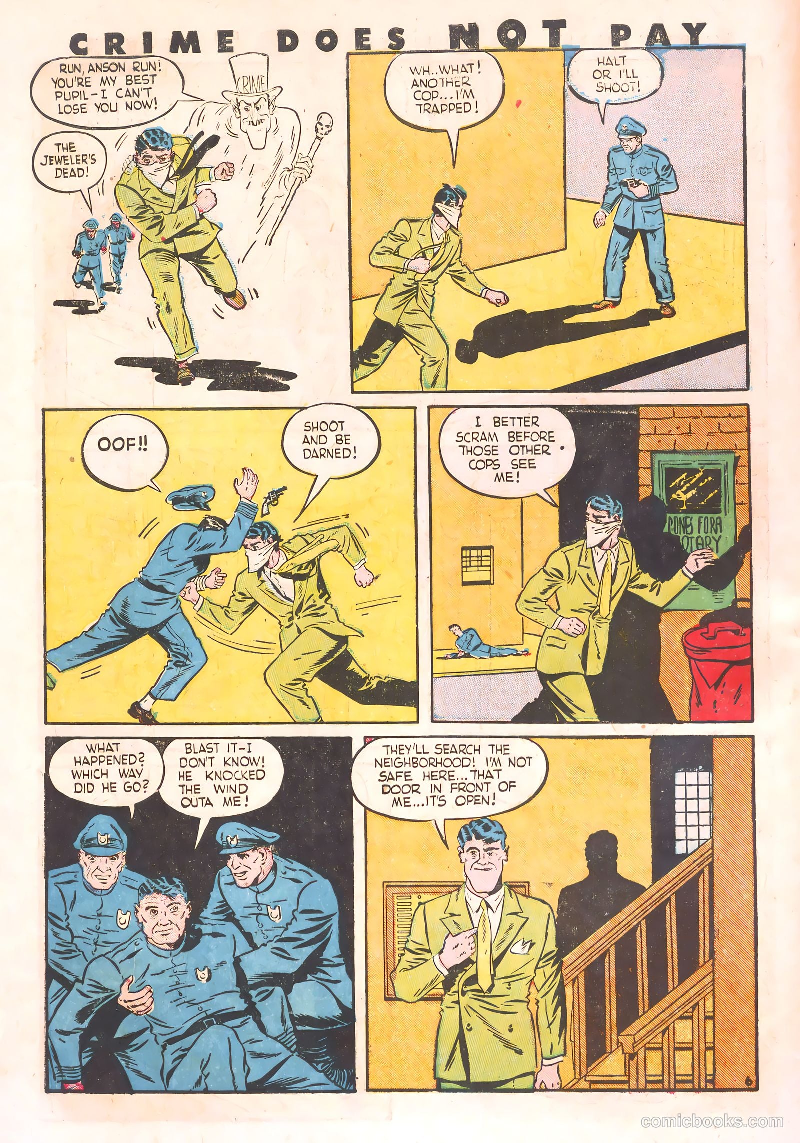 Crime Does Not Pay #29 (1943) — page 10 of 60