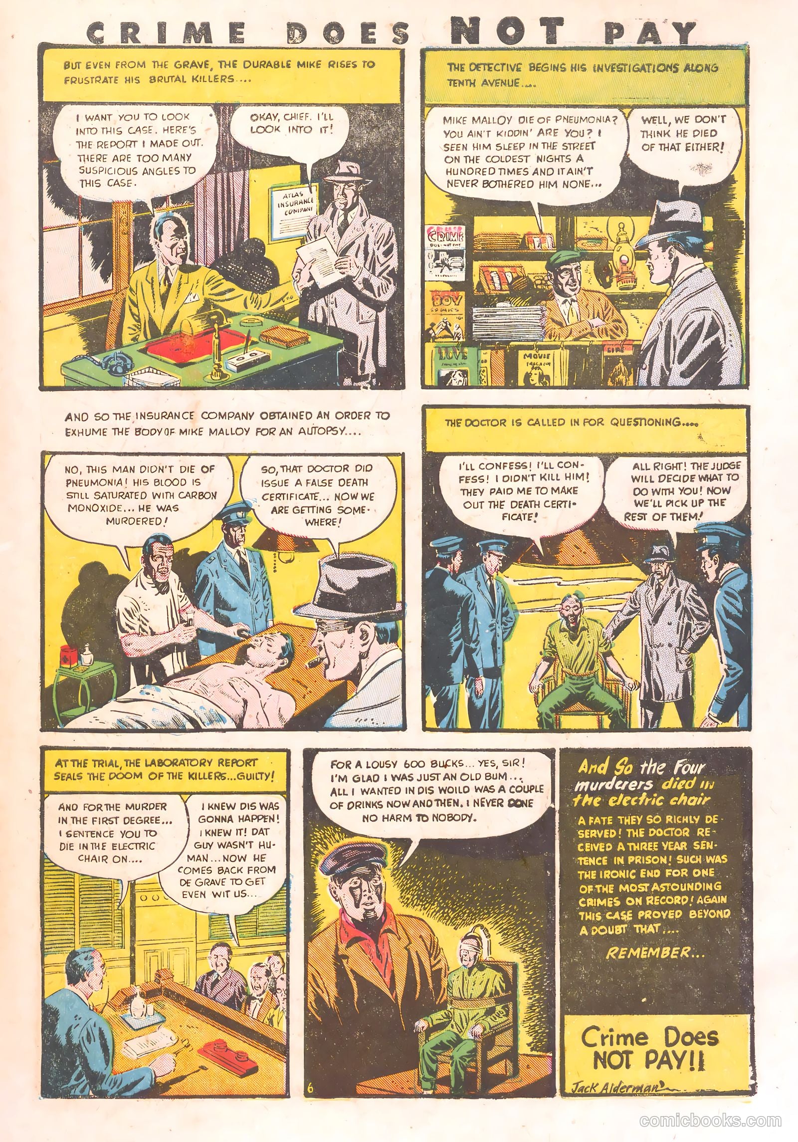 Crime Does Not Pay #29 (1943) — page 49 of 60