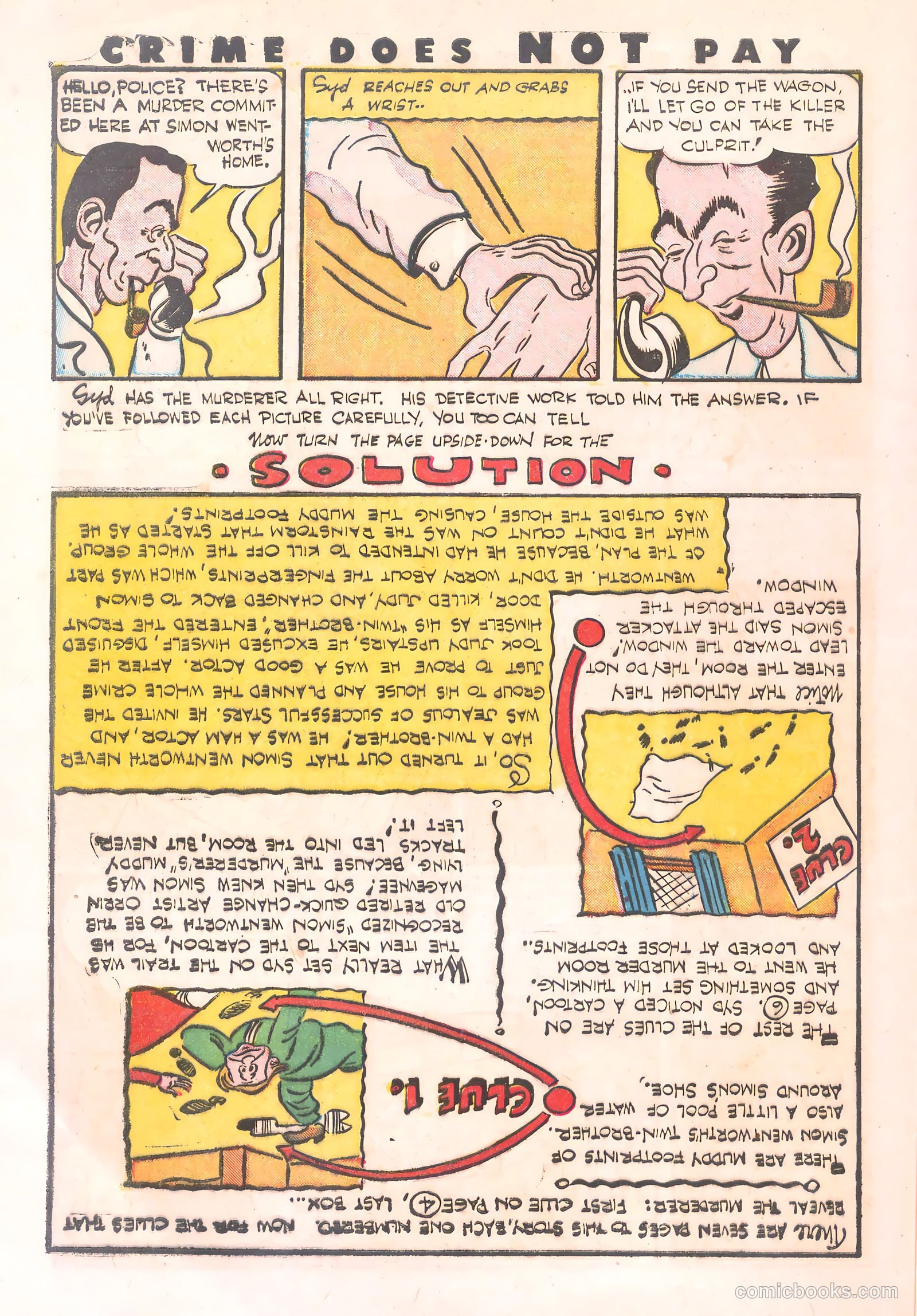 Crime Does Not Pay #29 (1943) — page 56 of 60