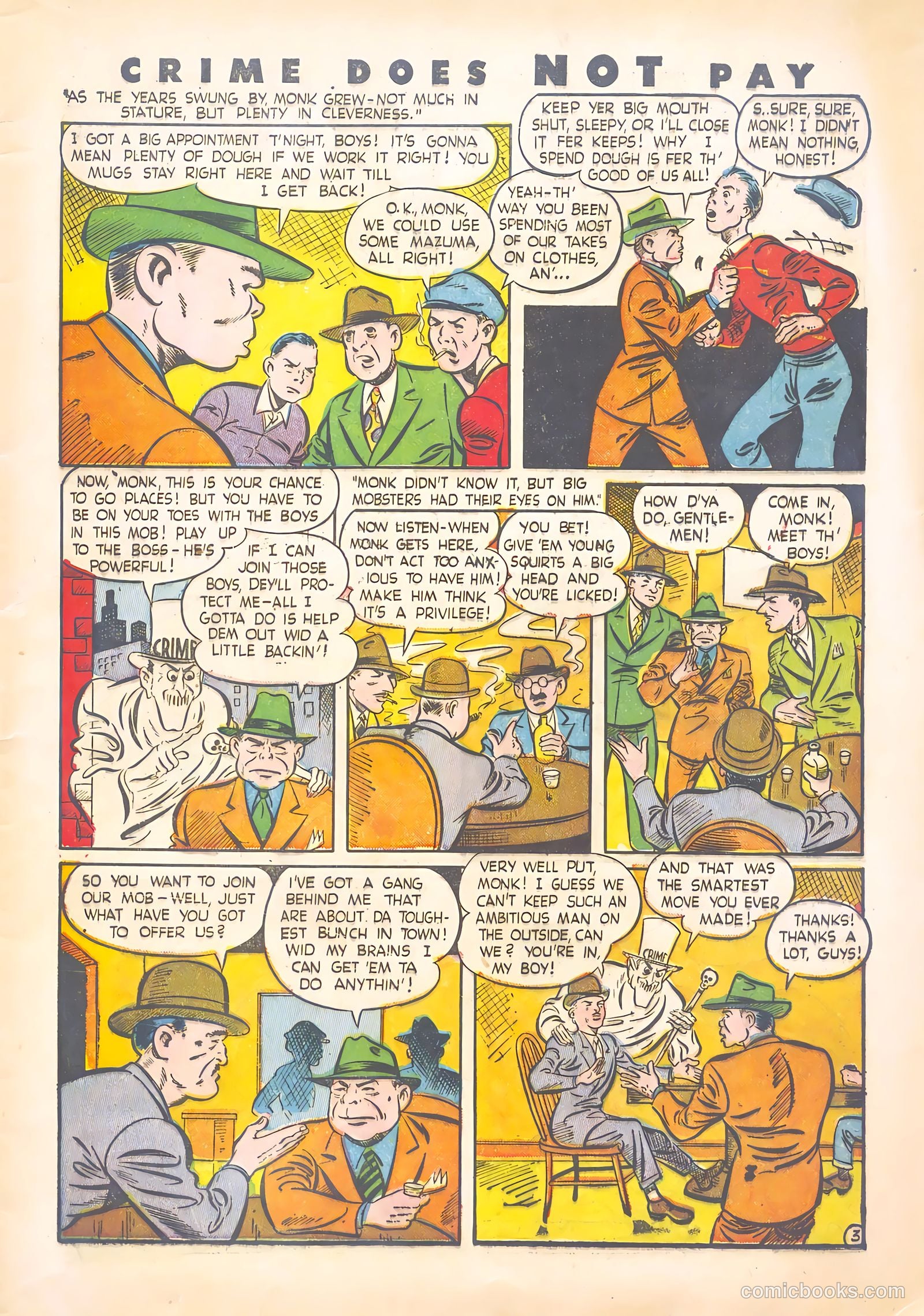 Crime Does Not Pay #30 (1943) — page 7 of 60