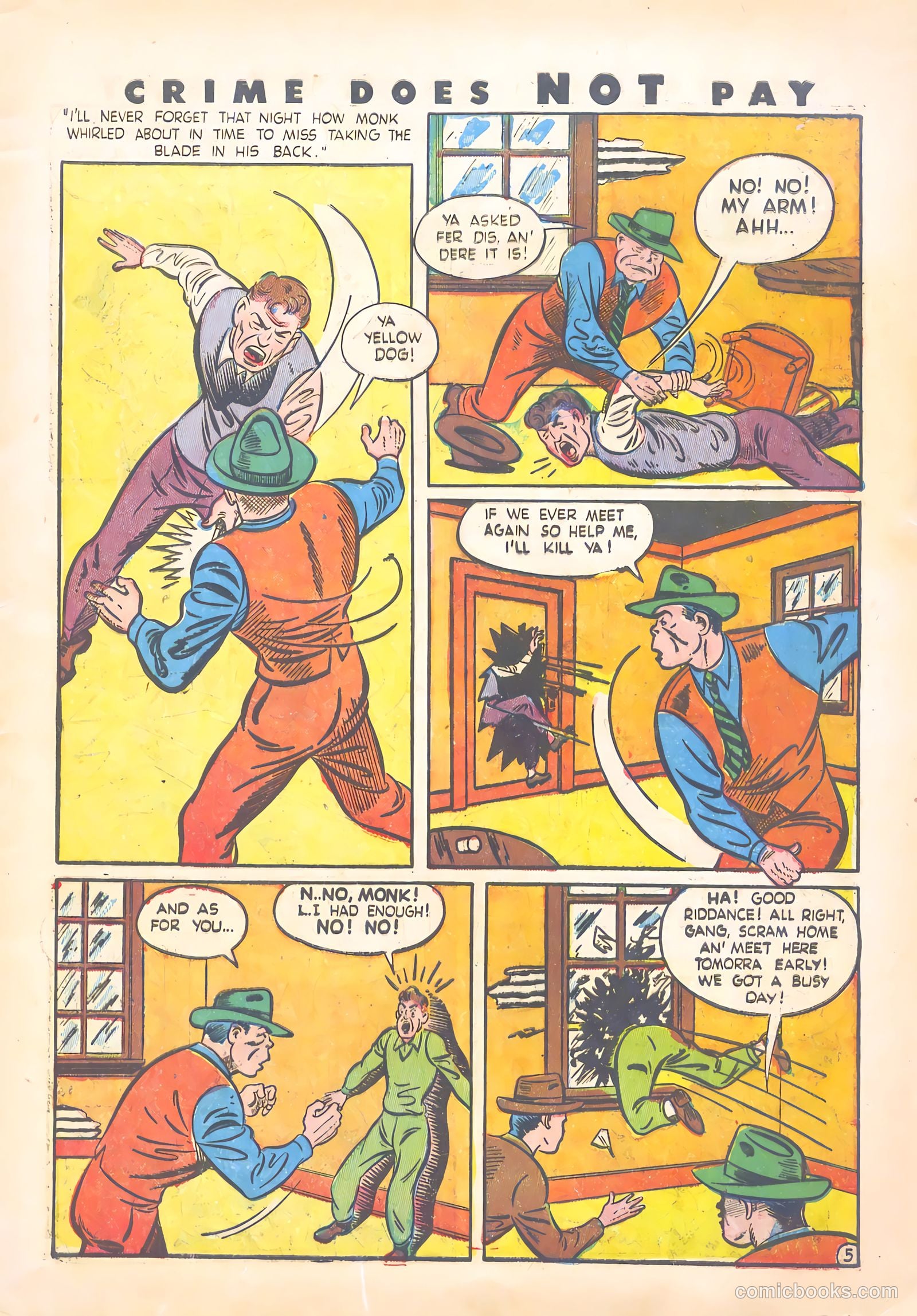 Crime Does Not Pay #30 (1943) — page 9 of 60