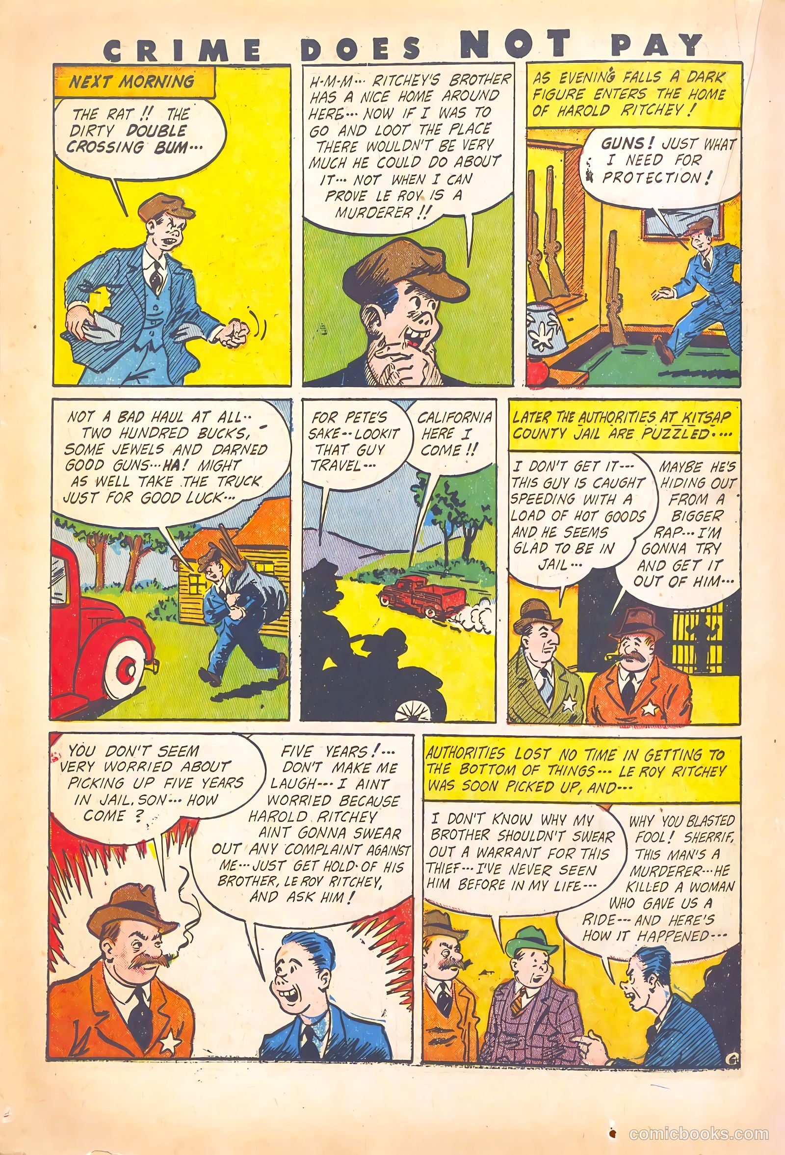Crime Does Not Pay #30 (1943) — page 32 of 60