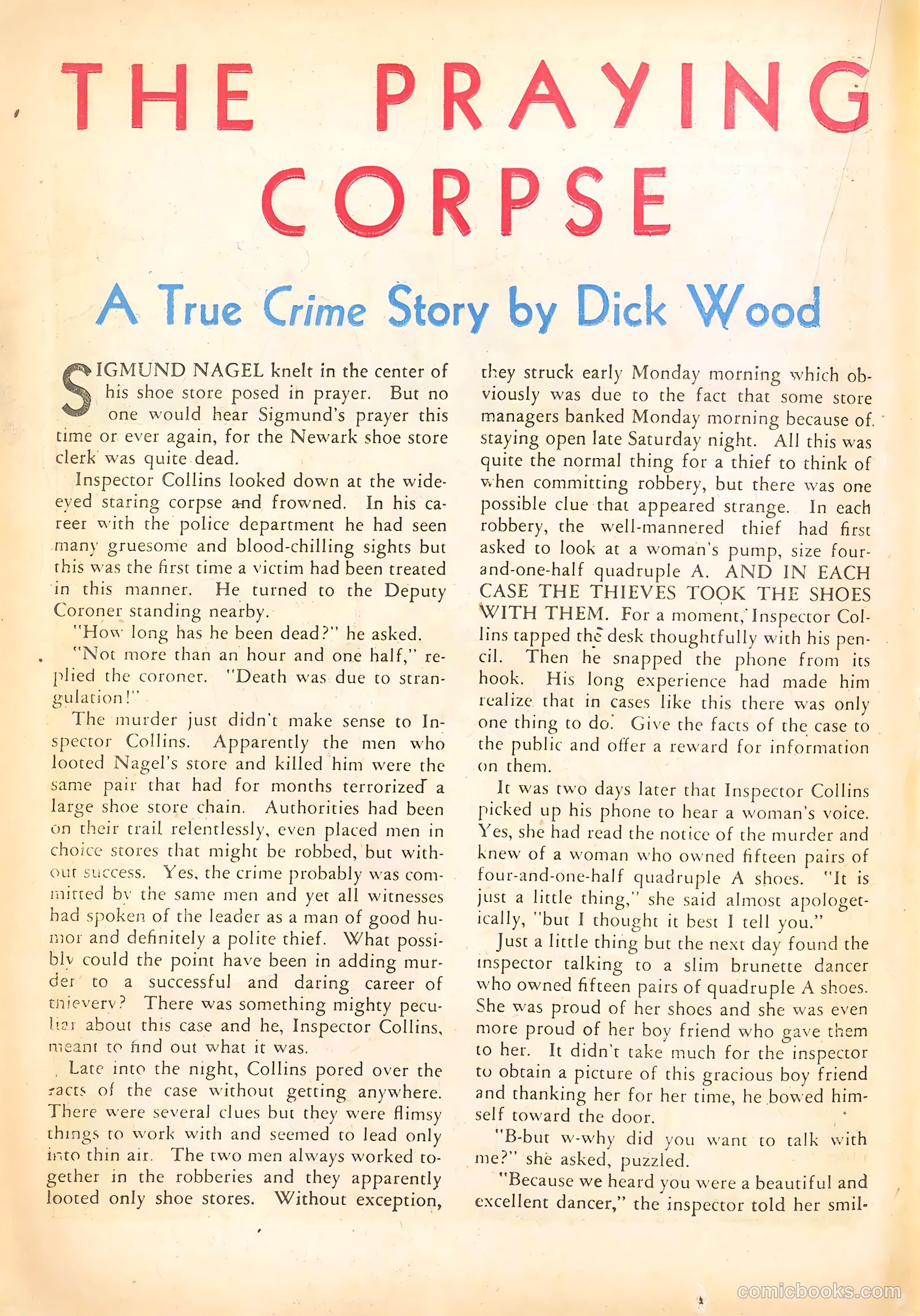Crime Does Not Pay #30 (1943) — page 34 of 60