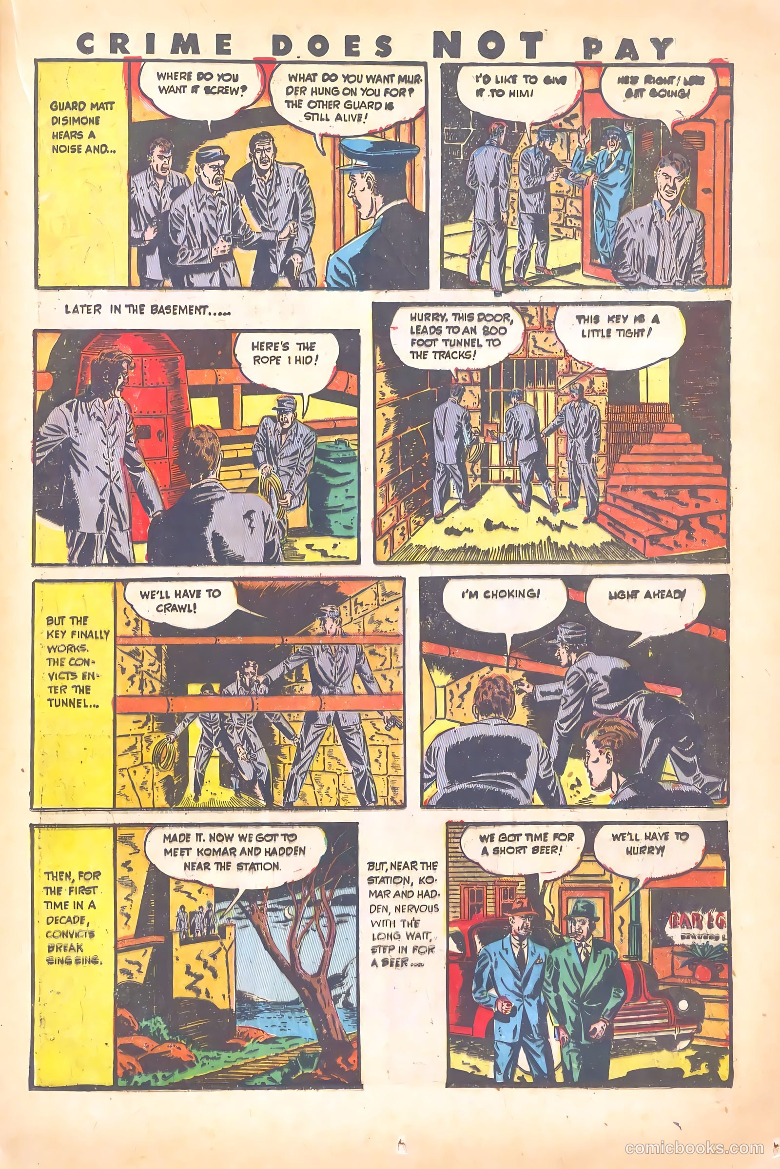 Crime Does Not Pay #30 (1943) — page 39 of 60