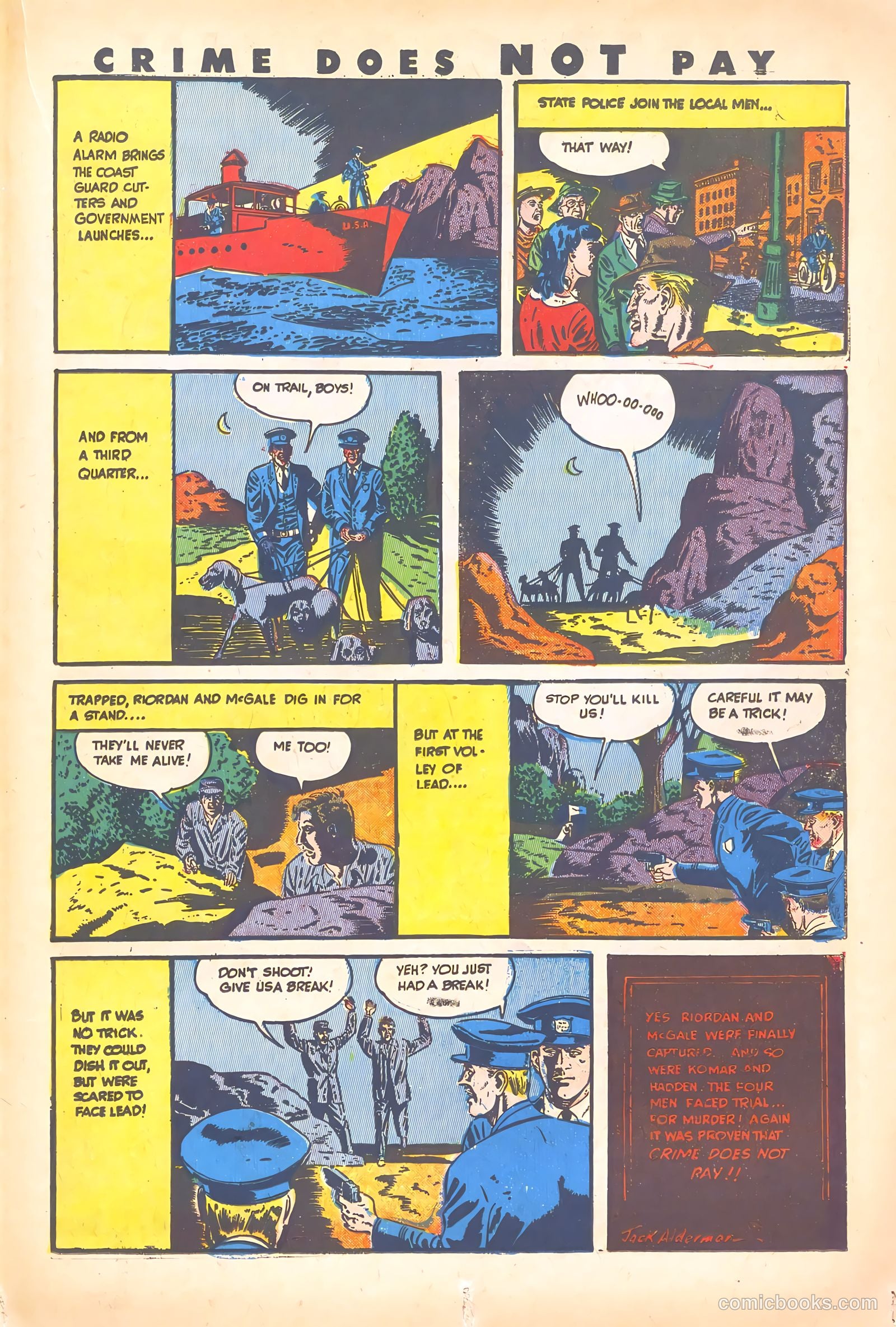 Crime Does Not Pay #30 (1943) — page 41 of 60