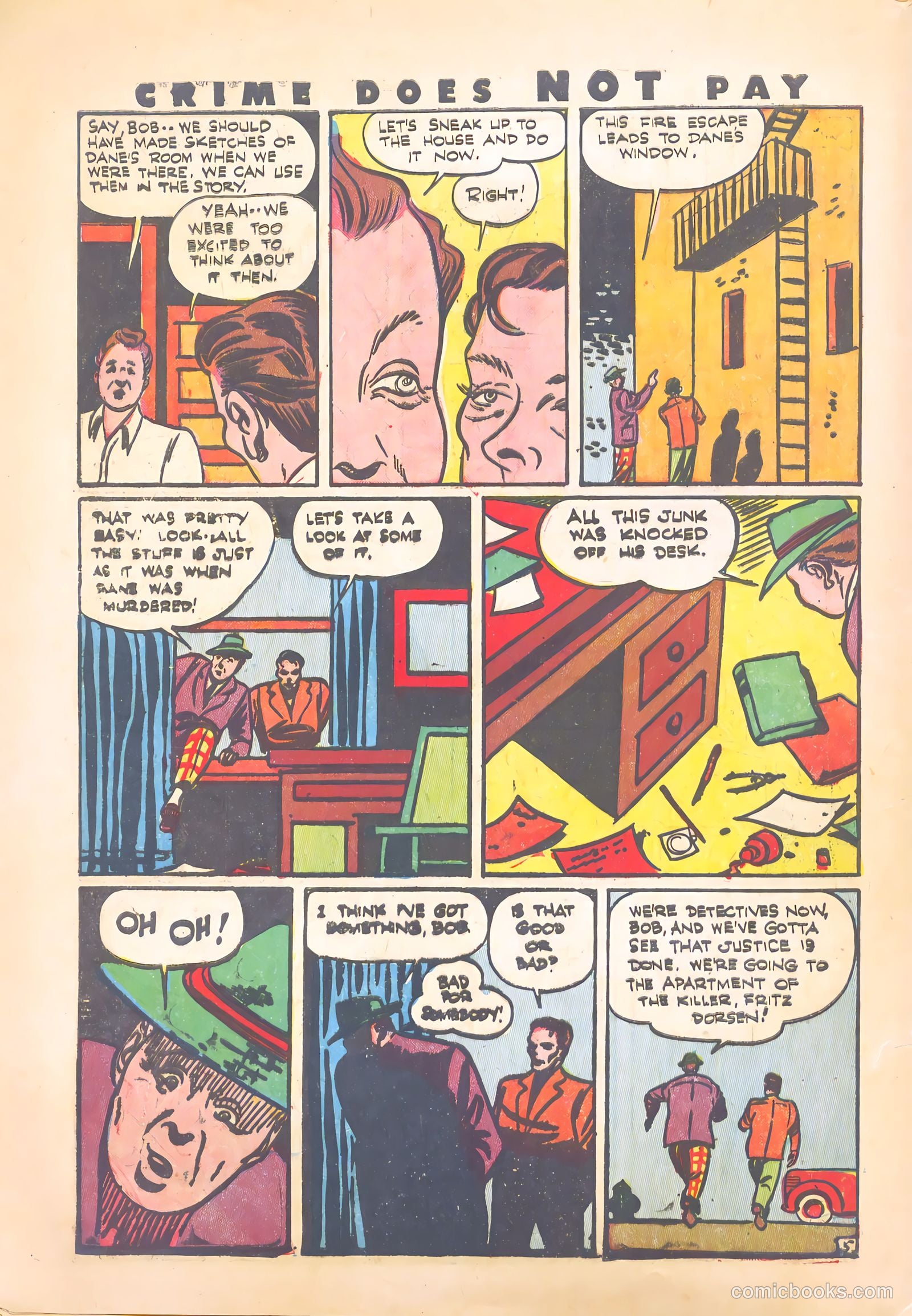 Crime Does Not Pay #30 (1943) — page 54 of 60