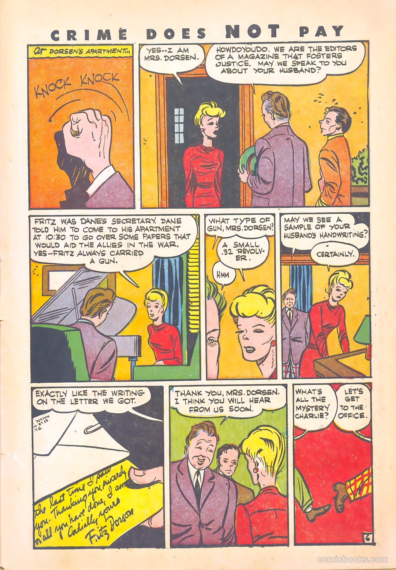 Crime Does Not Pay #30 (1943) — page 55 of 60