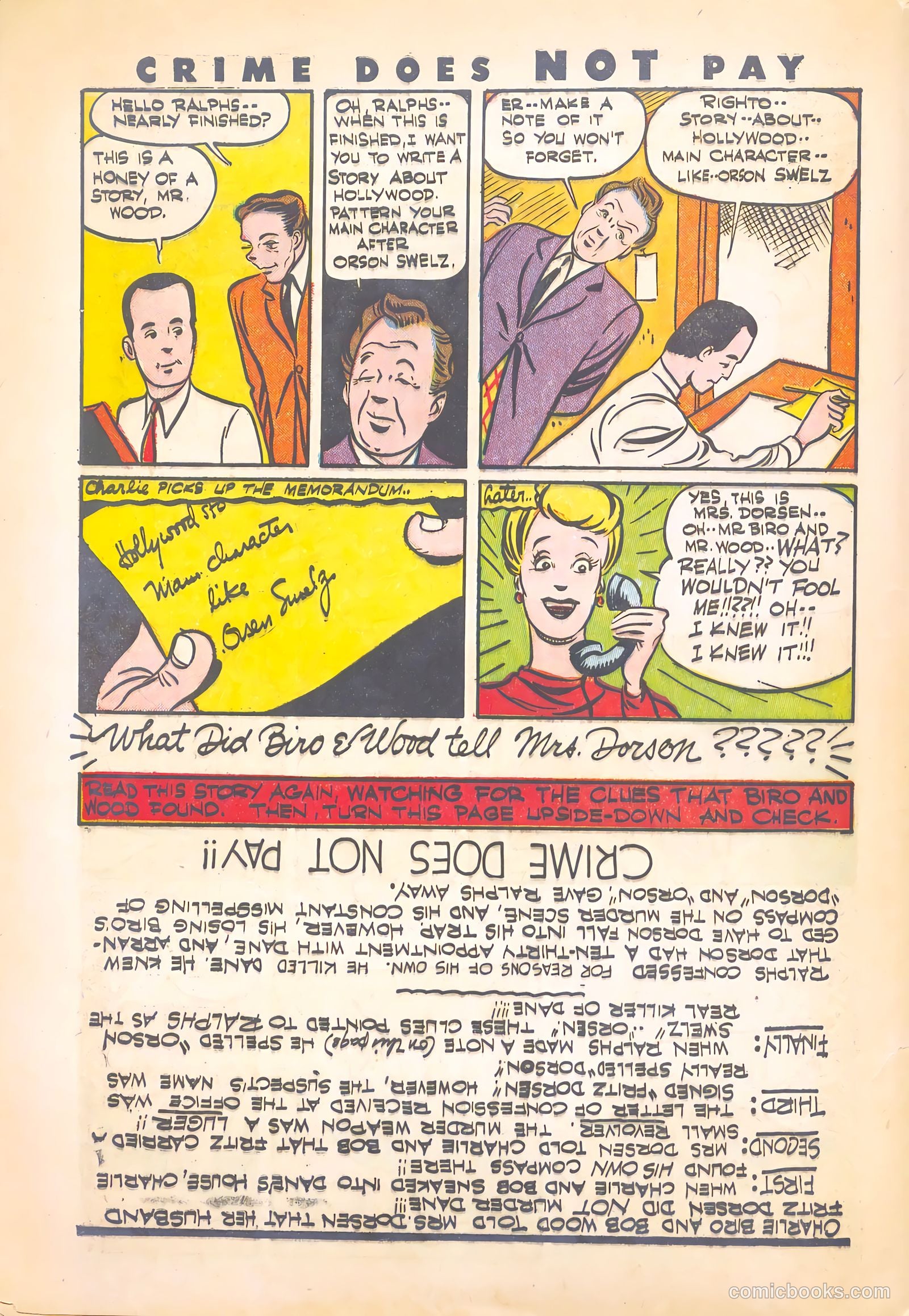 Crime Does Not Pay #30 (1943) — page 56 of 60