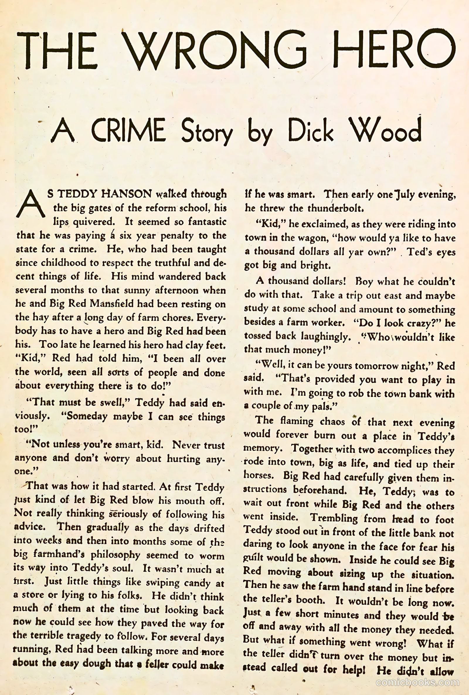 Crime Does Not Pay #31 (1944) — page 36 of 60