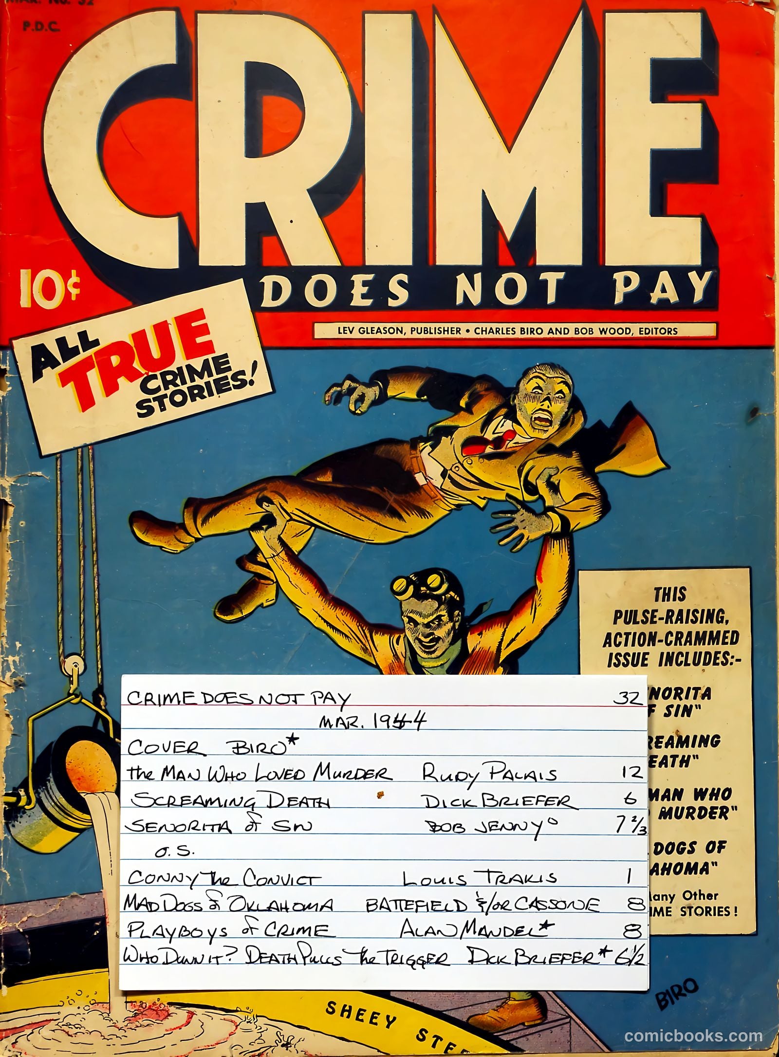 Crime Does Not Pay #32 (1944) — page 61 of 61