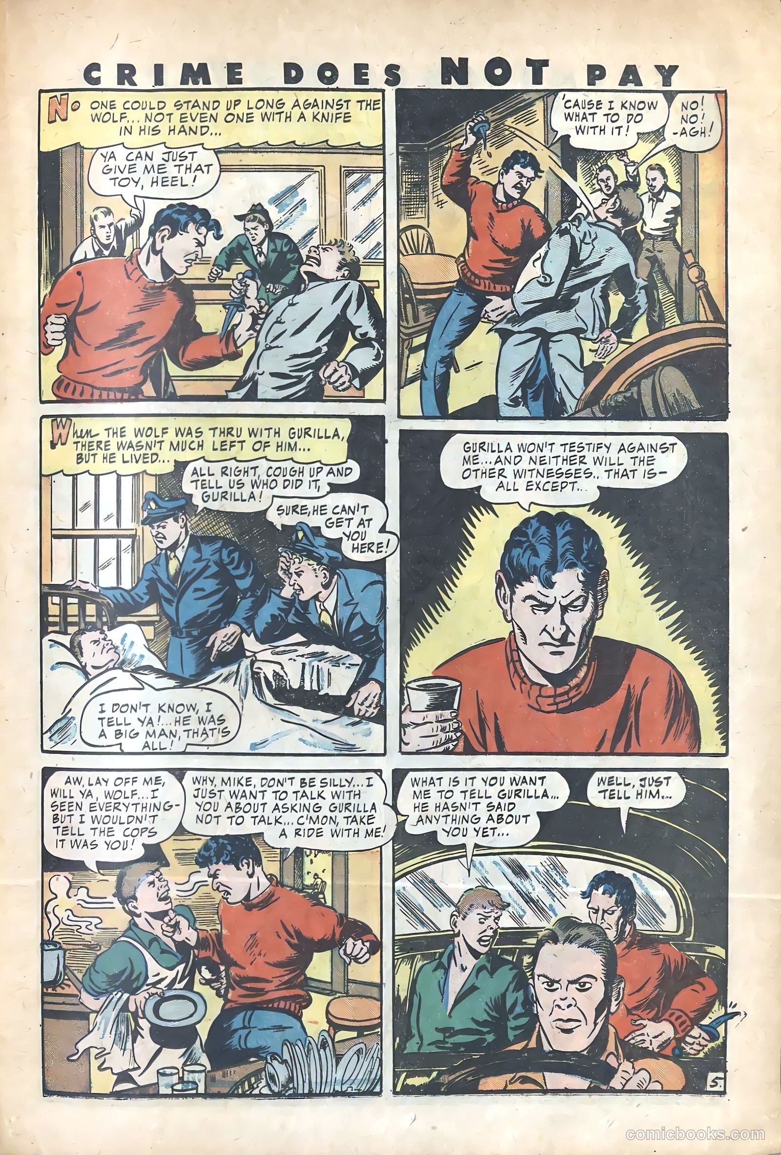 Crime Does Not Pay #34 (1944) — page 31 of 52