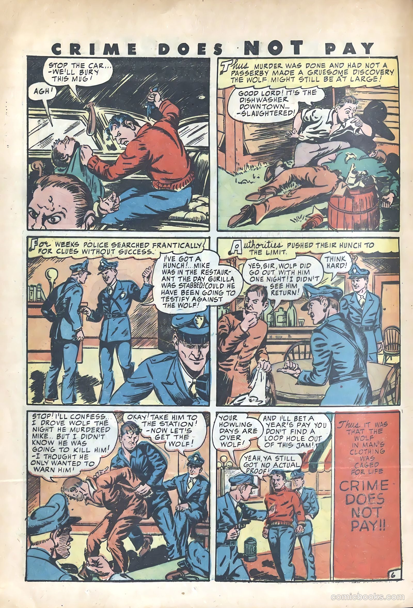Crime Does Not Pay #34 (1944) — page 32 of 52