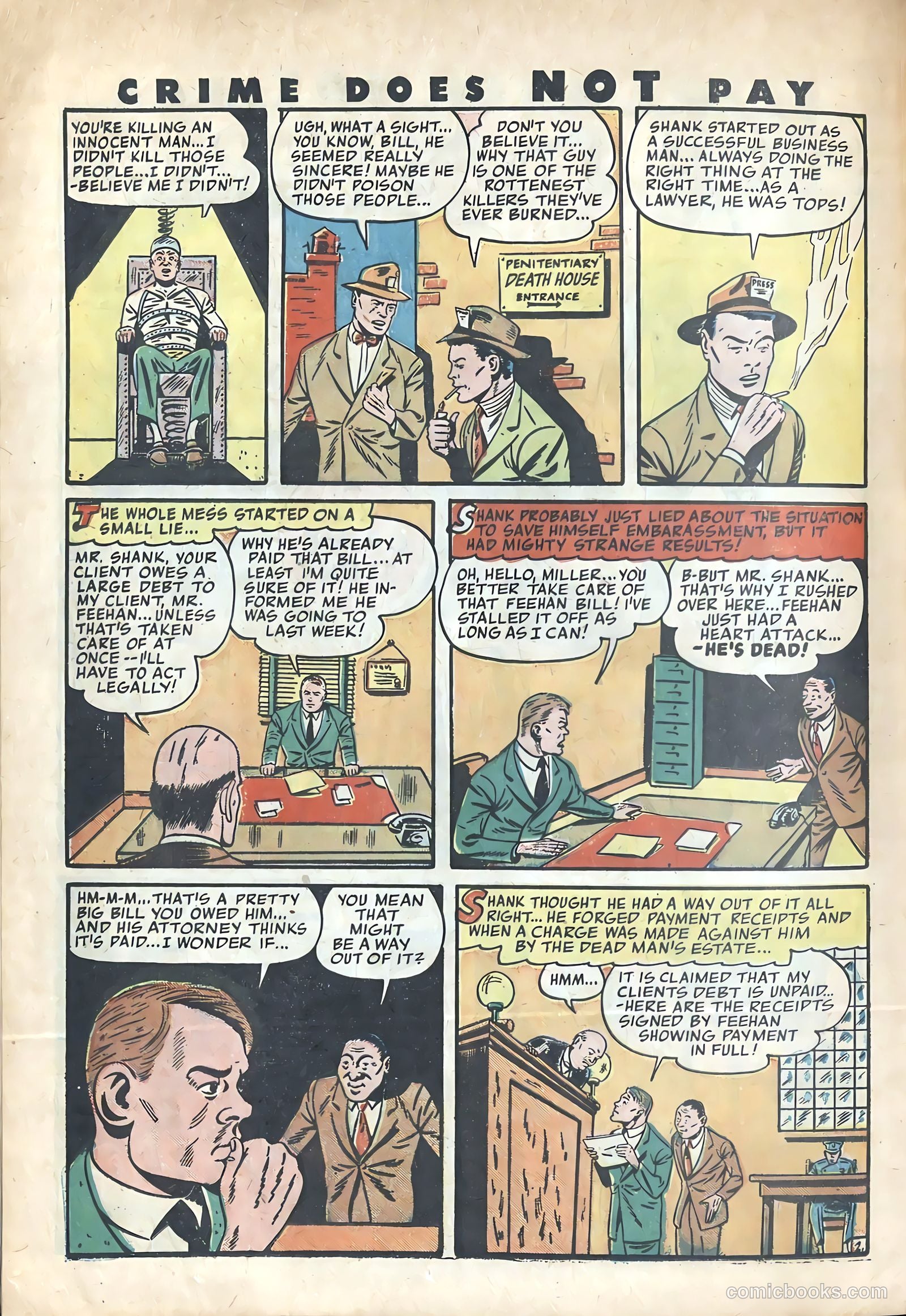 Crime Does Not Pay #34 (1944) — page 34 of 52