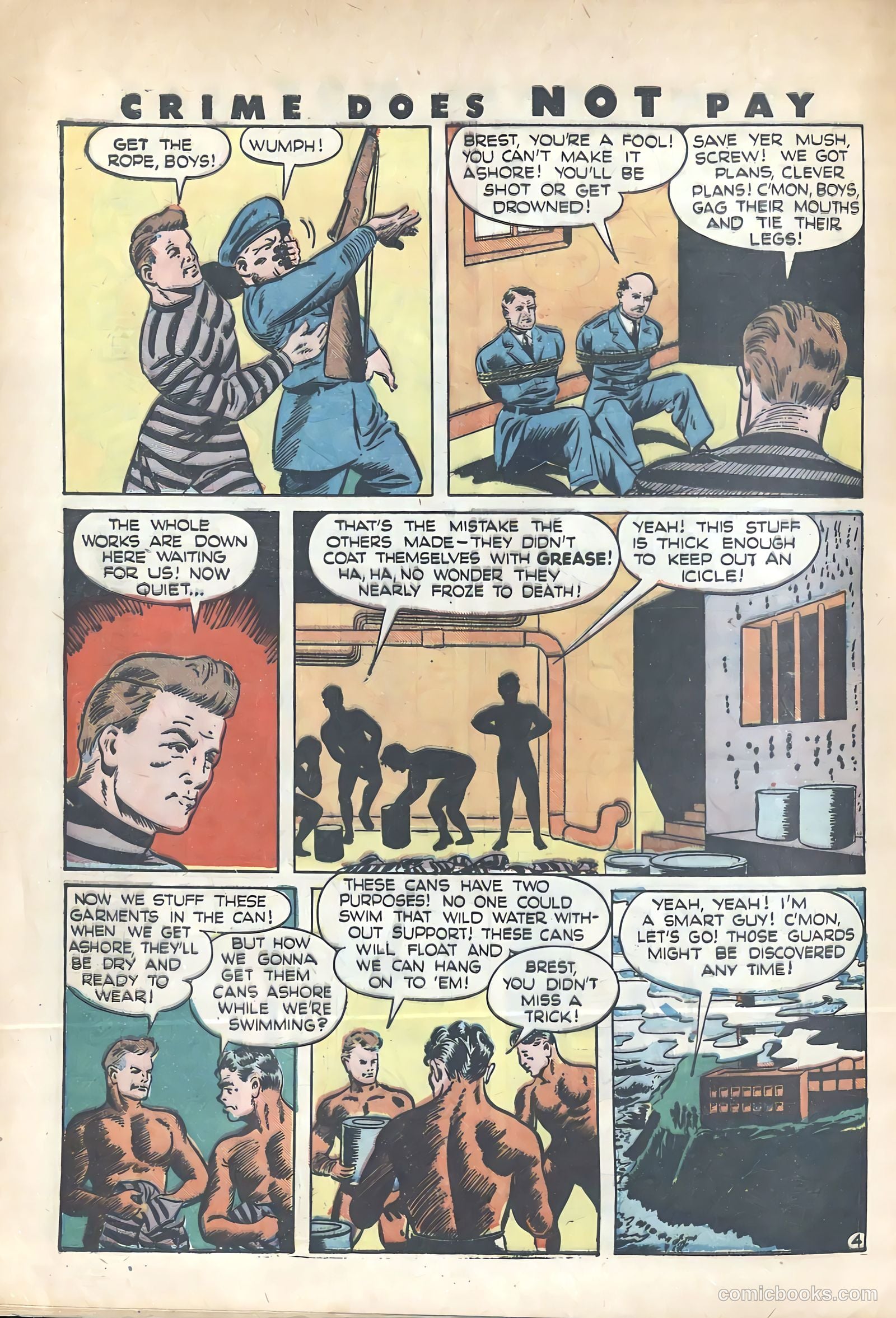 Crime Does Not Pay #34 (1944) — page 40 of 52