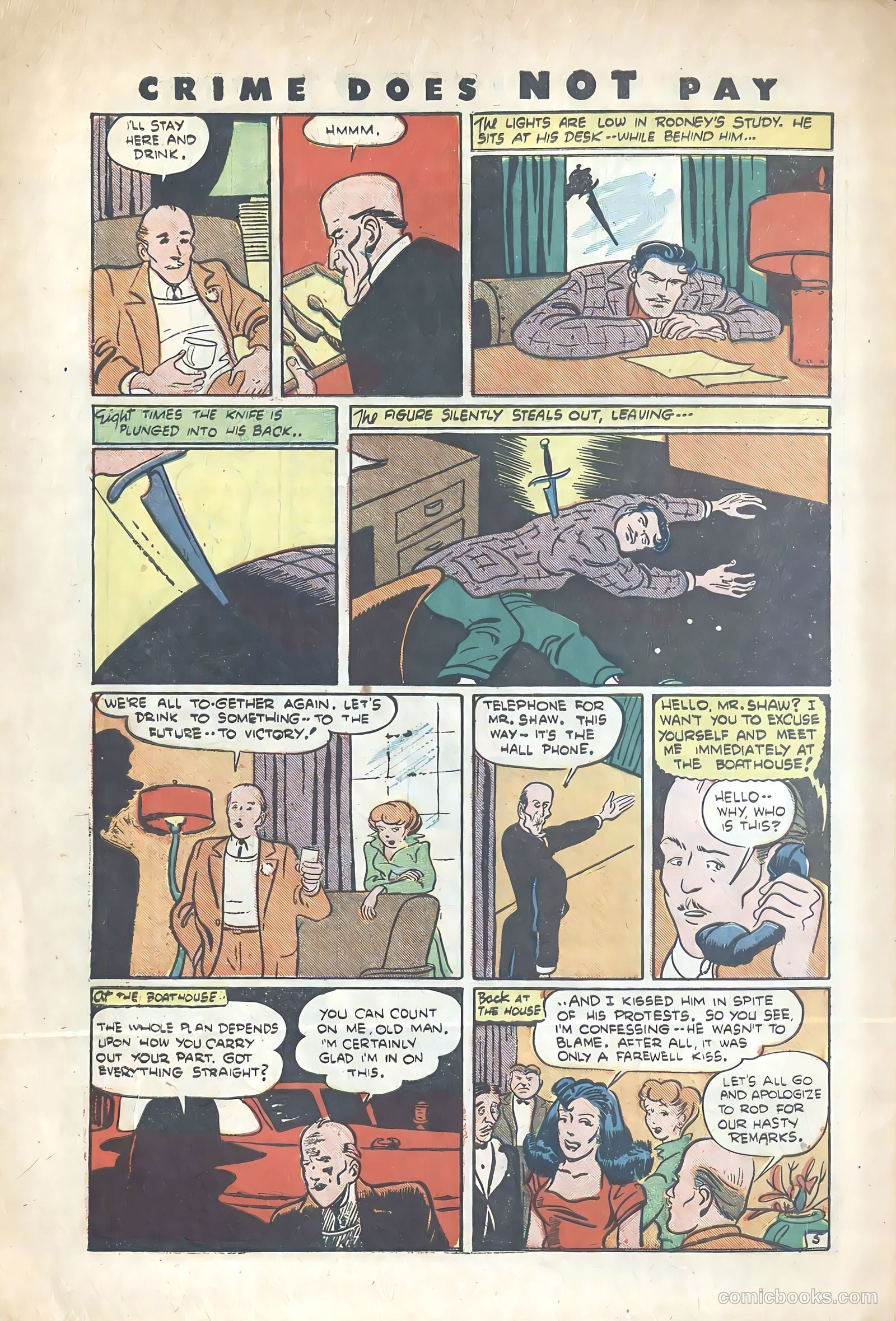 Crime Does Not Pay #34 (1944) — page 48 of 52