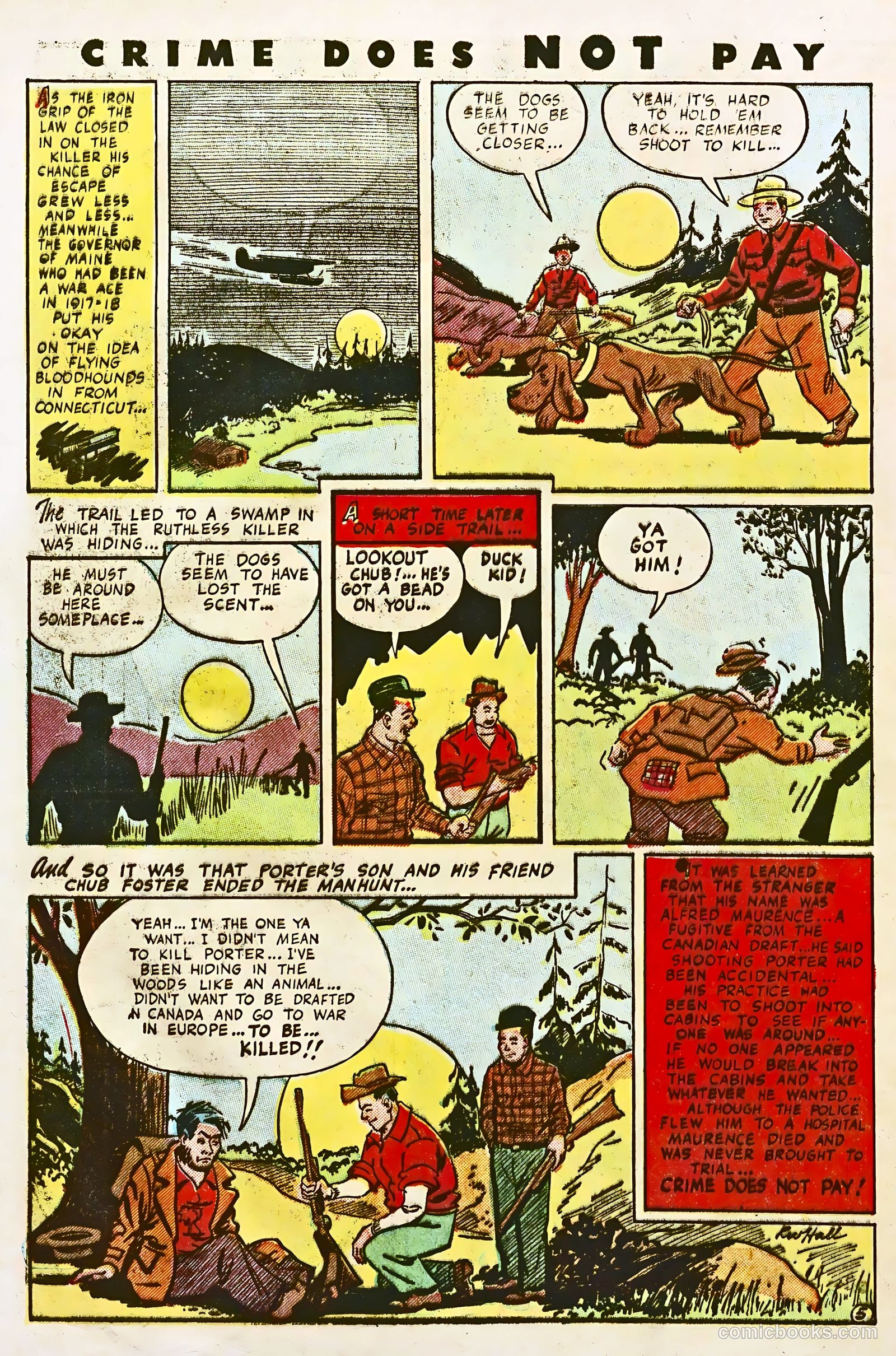 Crime Does Not Pay #35 (1944) — page 42 of 52