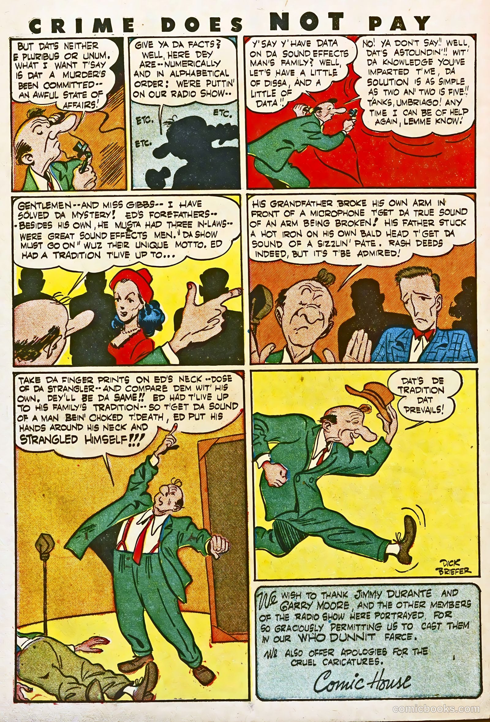 Crime Does Not Pay #35 (1944) — page 50 of 52