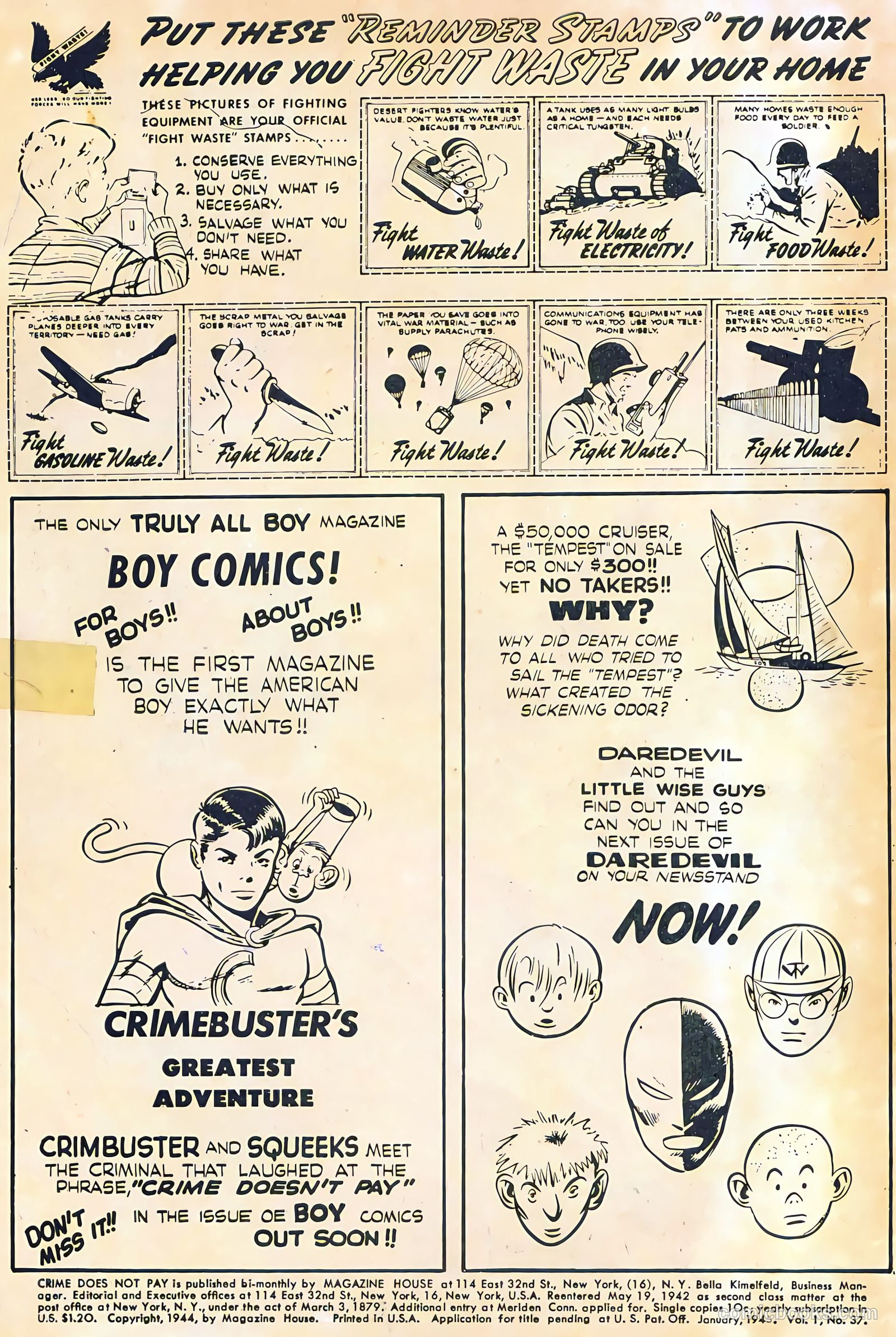 Crime Does Not Pay #37 (1944) — page 2 of 52