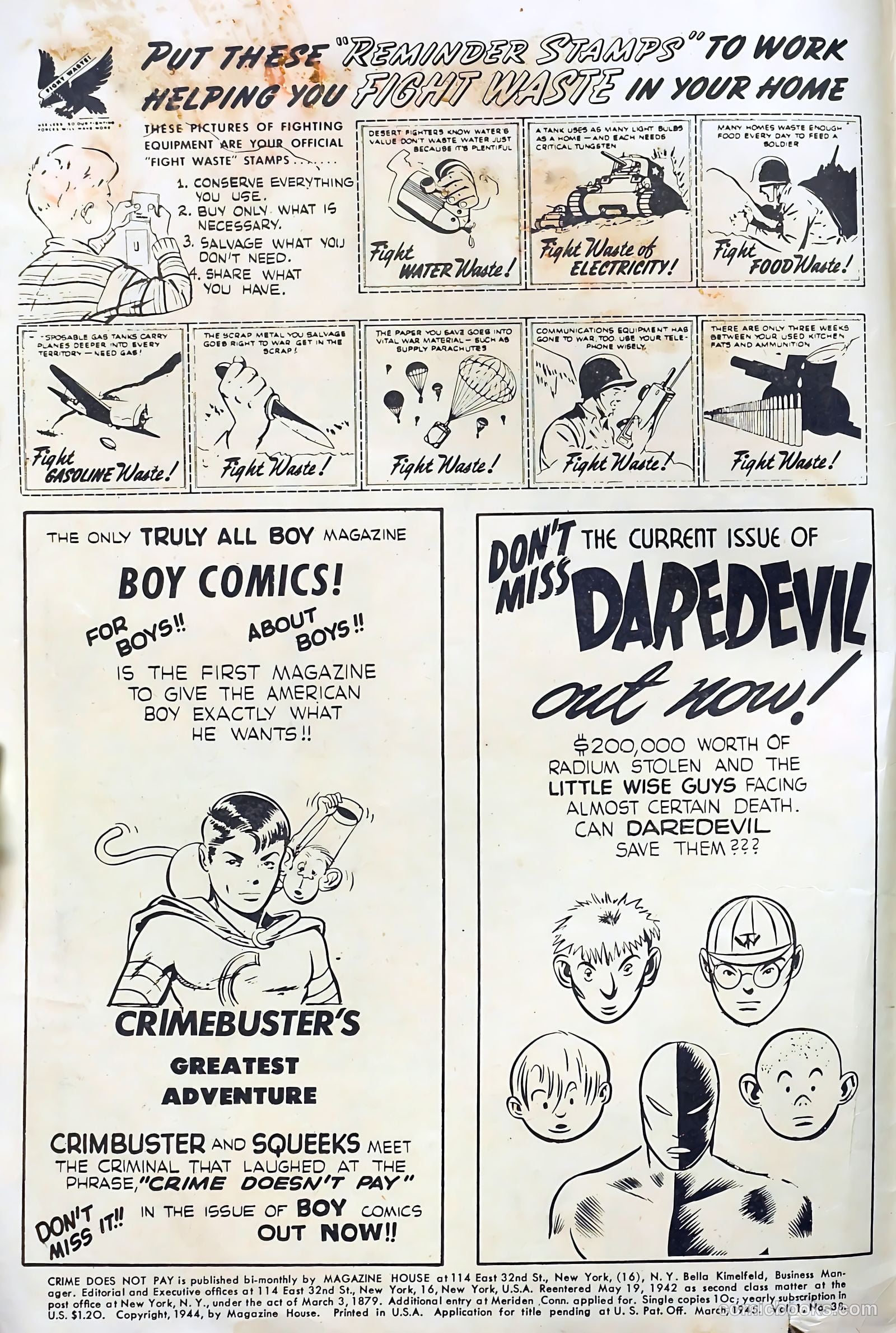 Crime Does Not Pay #38 (1945) — page 2 of 52