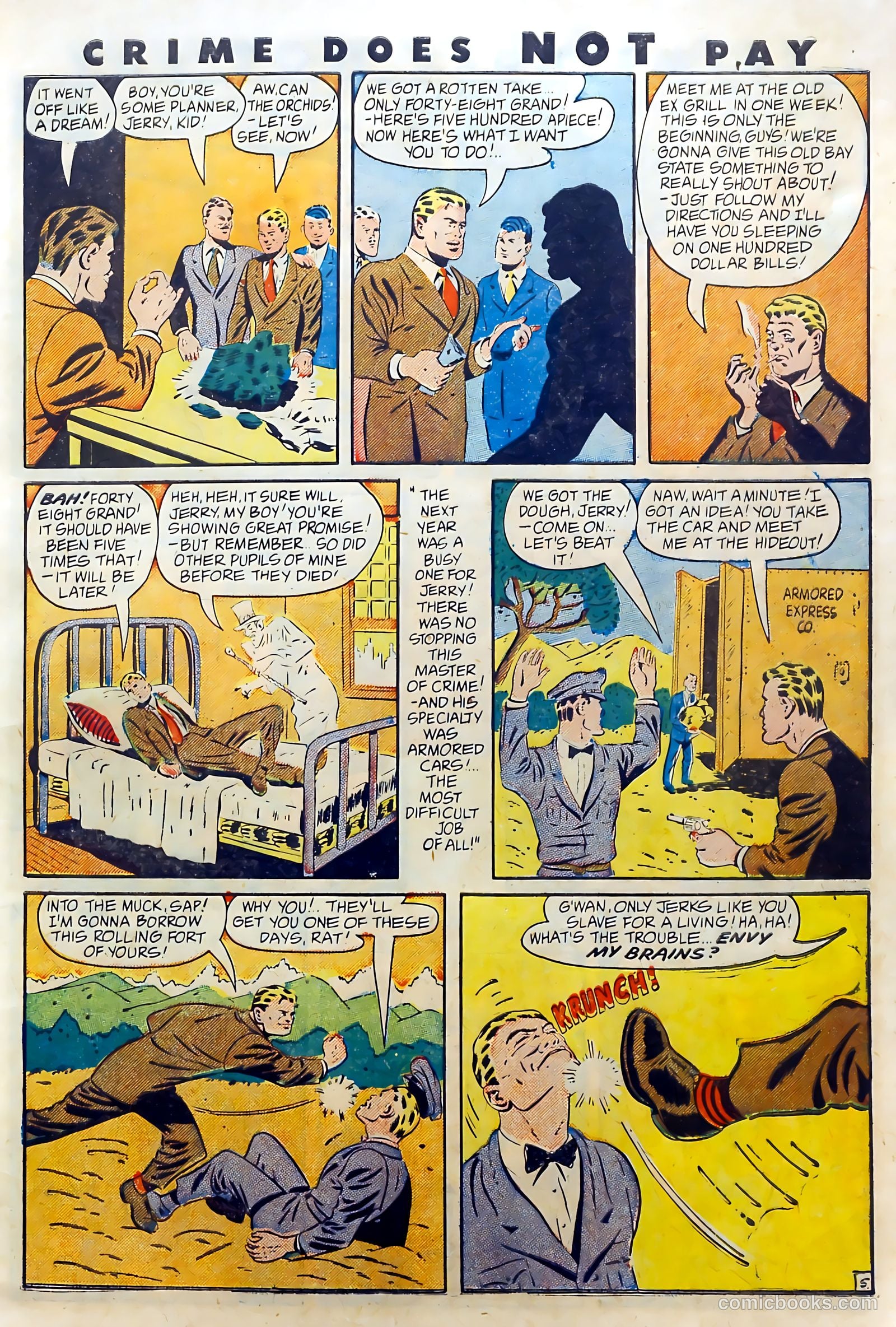 Crime Does Not Pay #38 (1945) — page 7 of 52