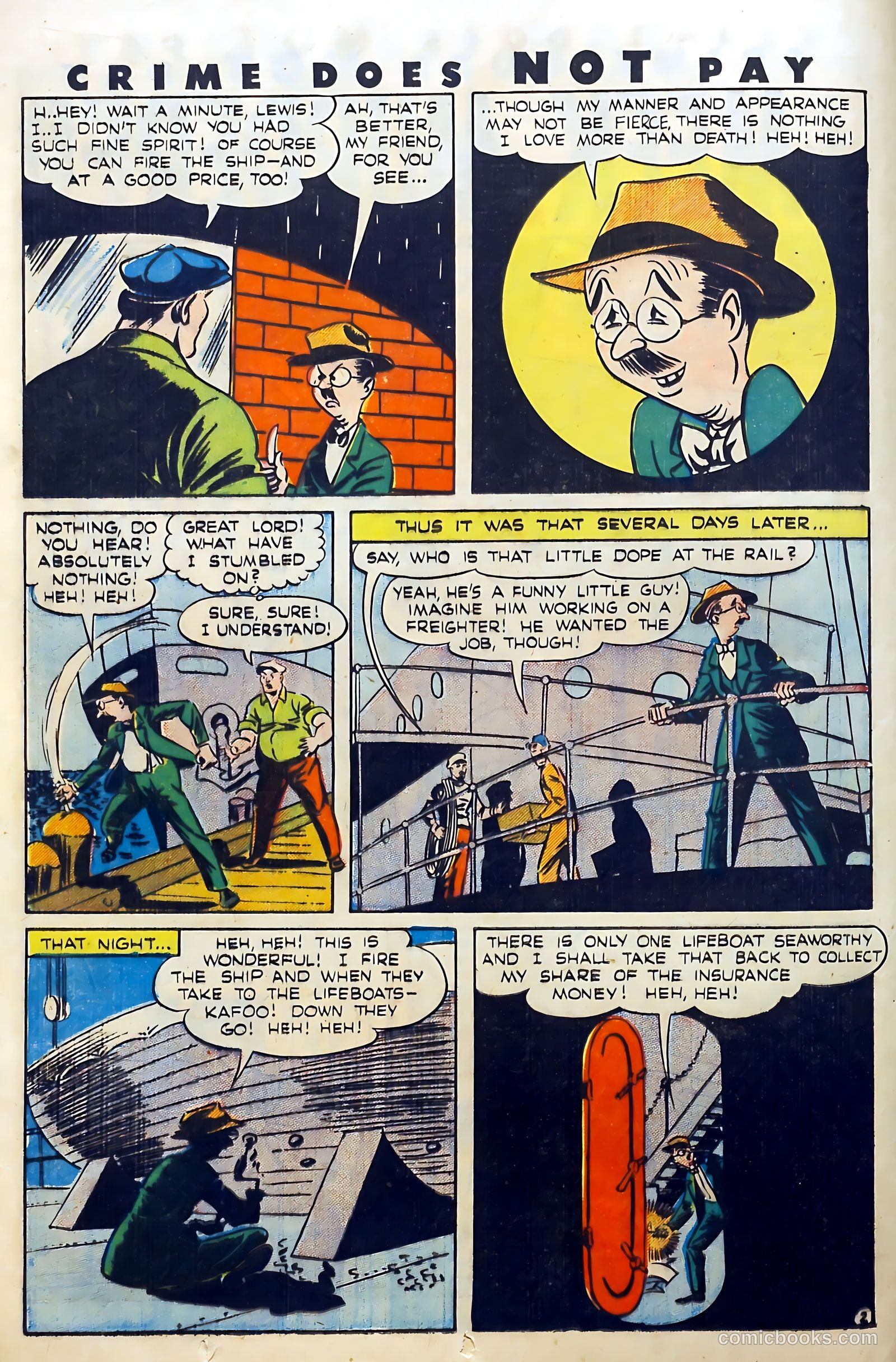 Crime Does Not Pay #38 (1945) — page 16 of 52