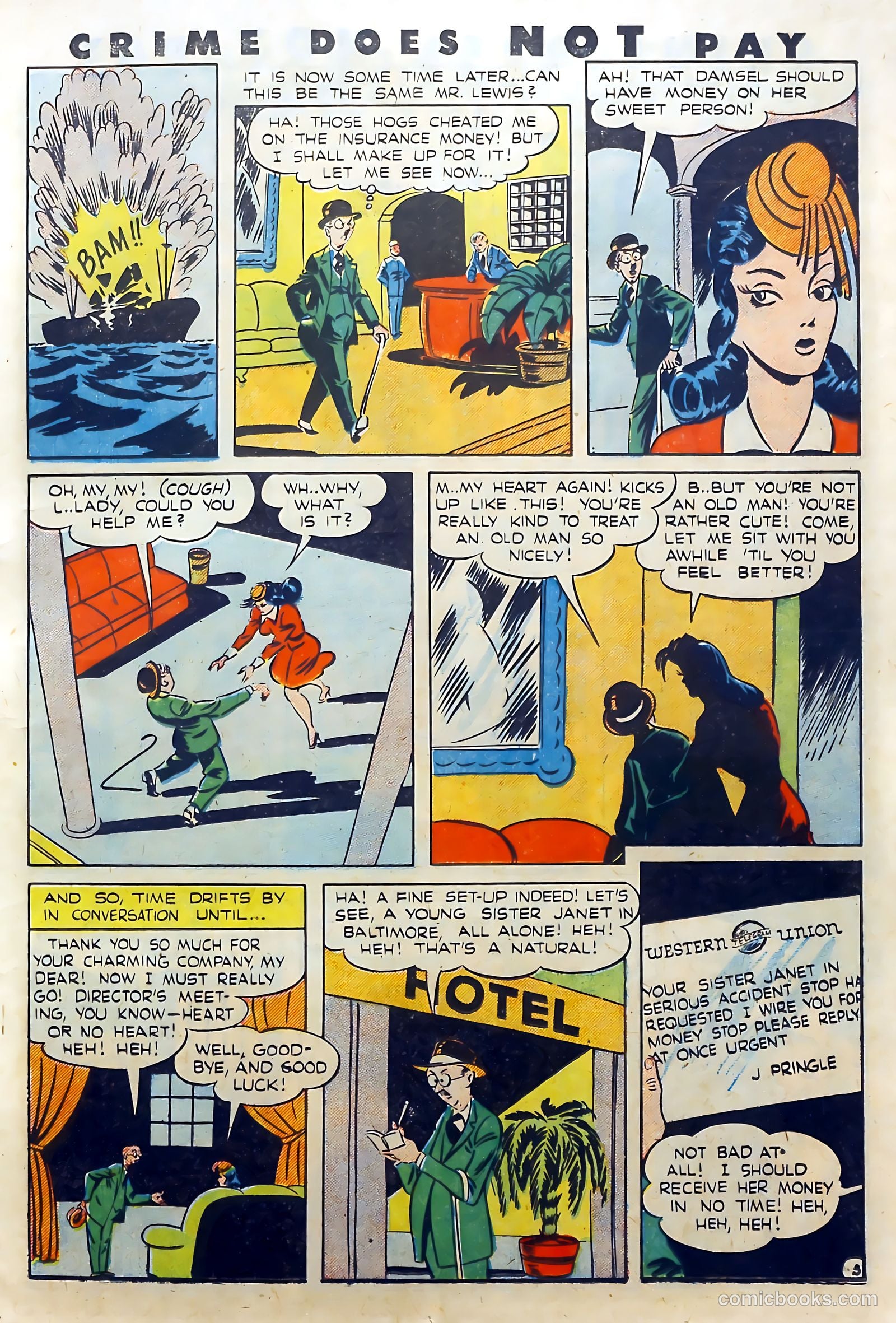 Crime Does Not Pay #38 (1945) — page 17 of 52
