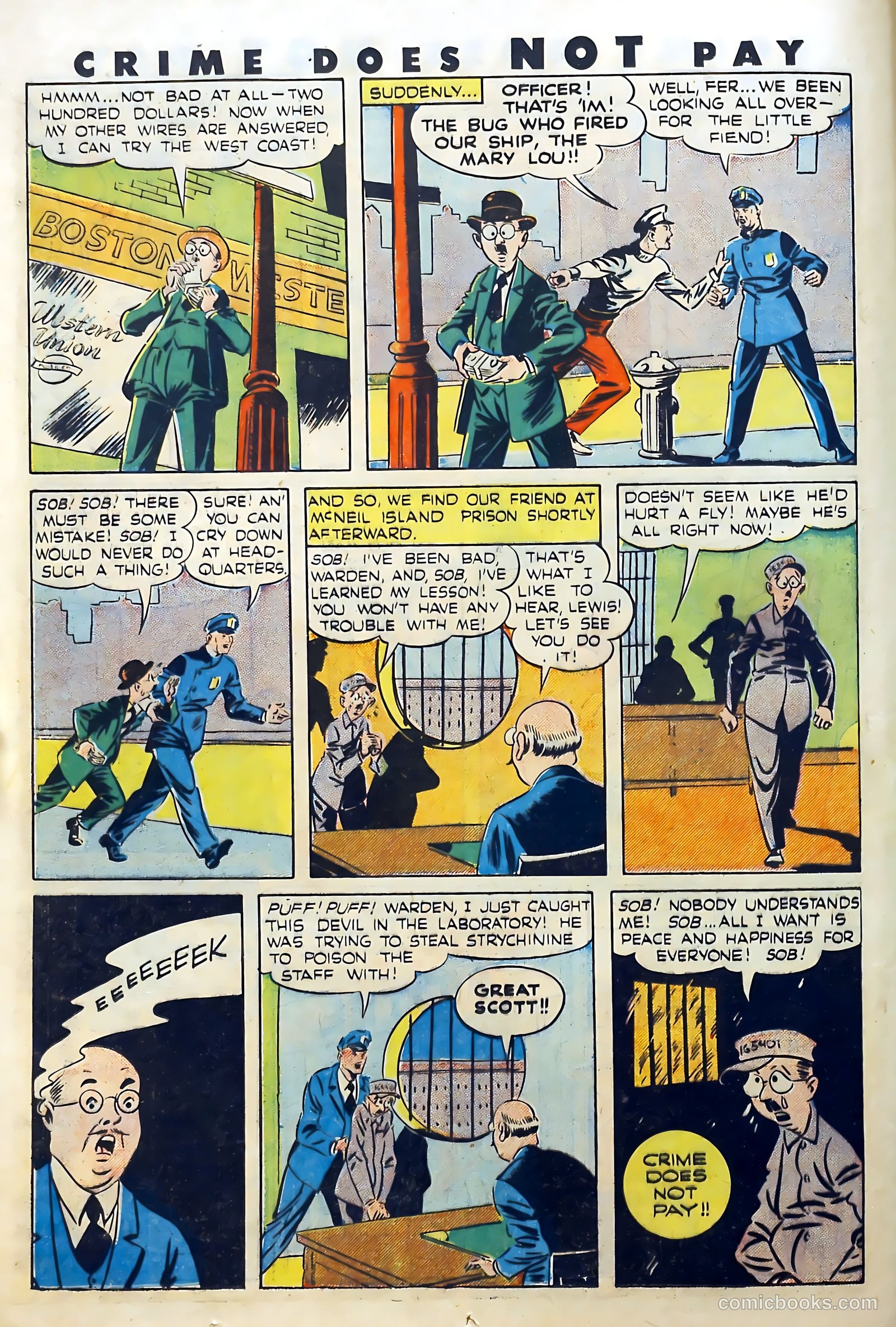 Crime Does Not Pay #38 (1945) — page 18 of 52
