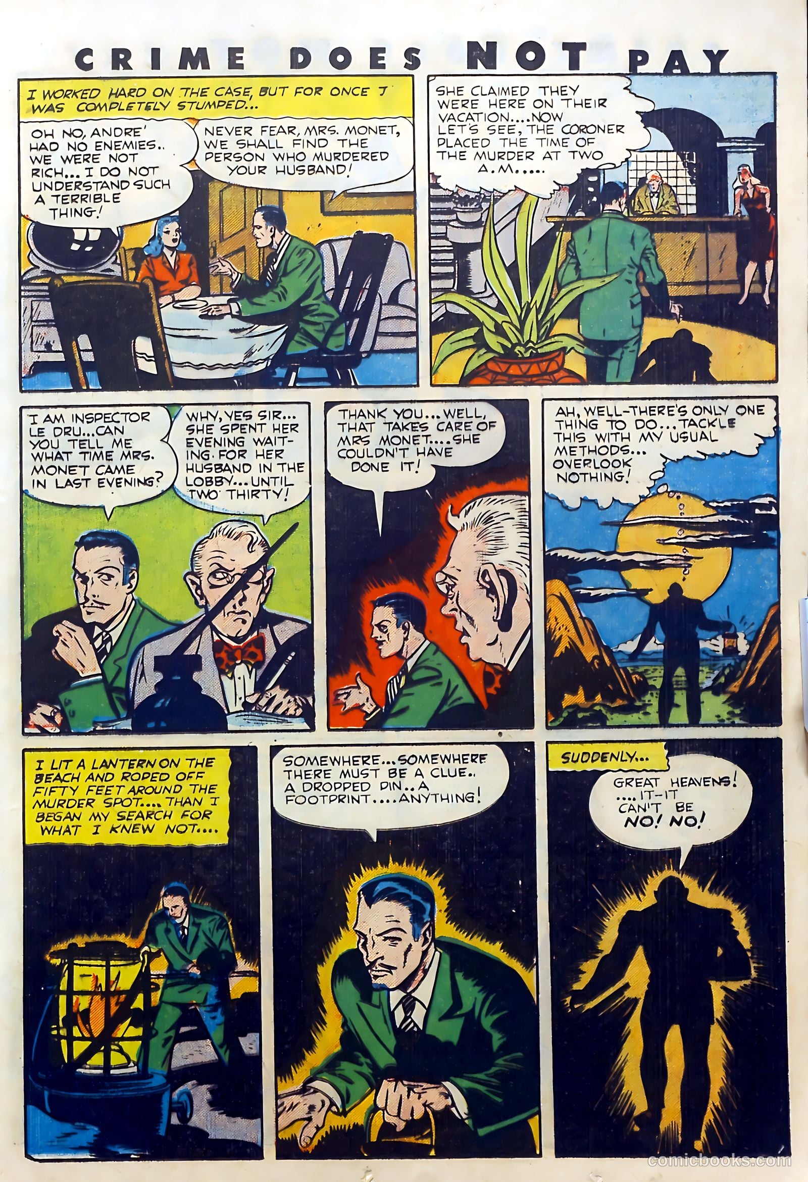 Crime Does Not Pay #38 (1945) — page 25 of 52