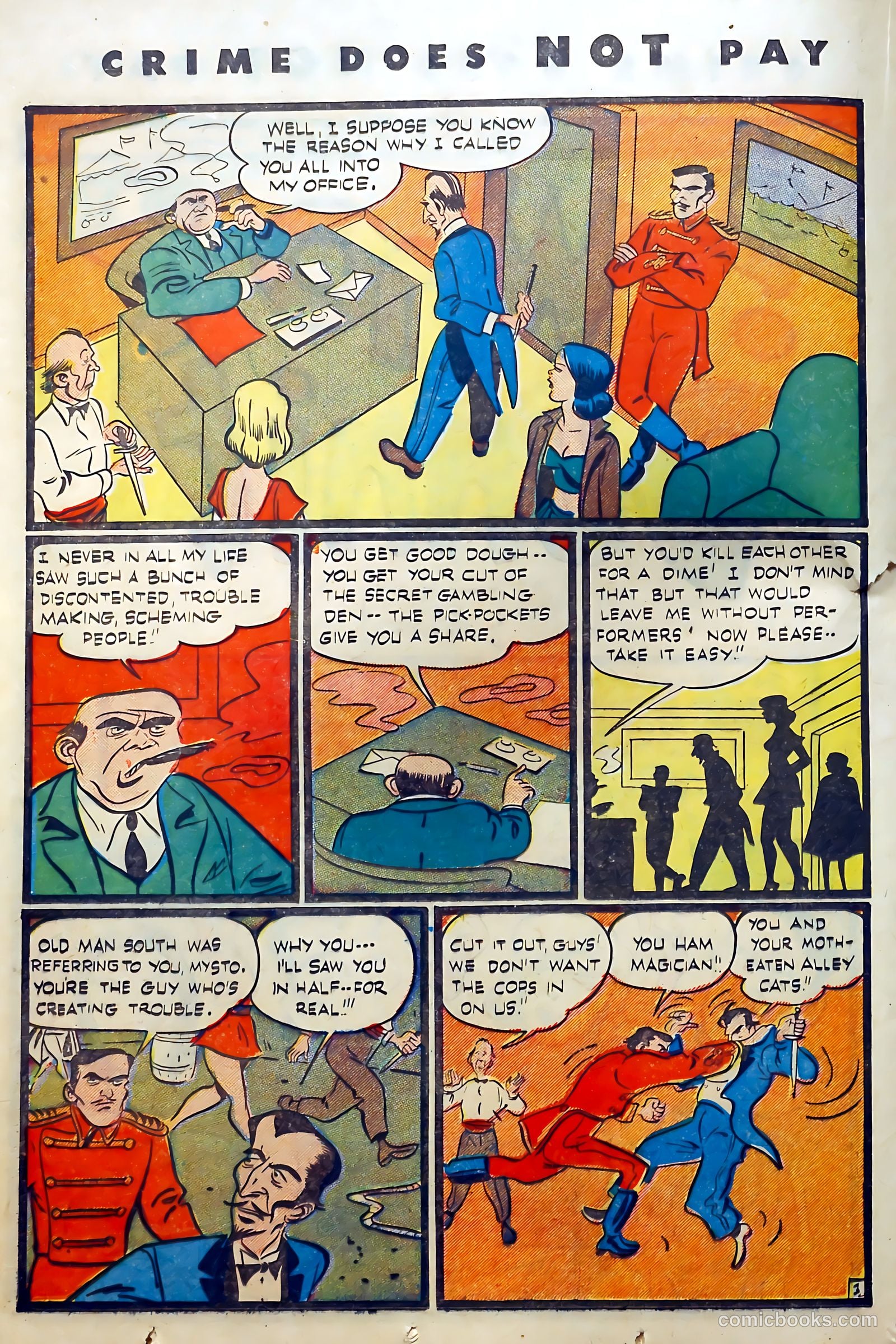 Crime Does Not Pay #38 (1945) — page 32 of 52