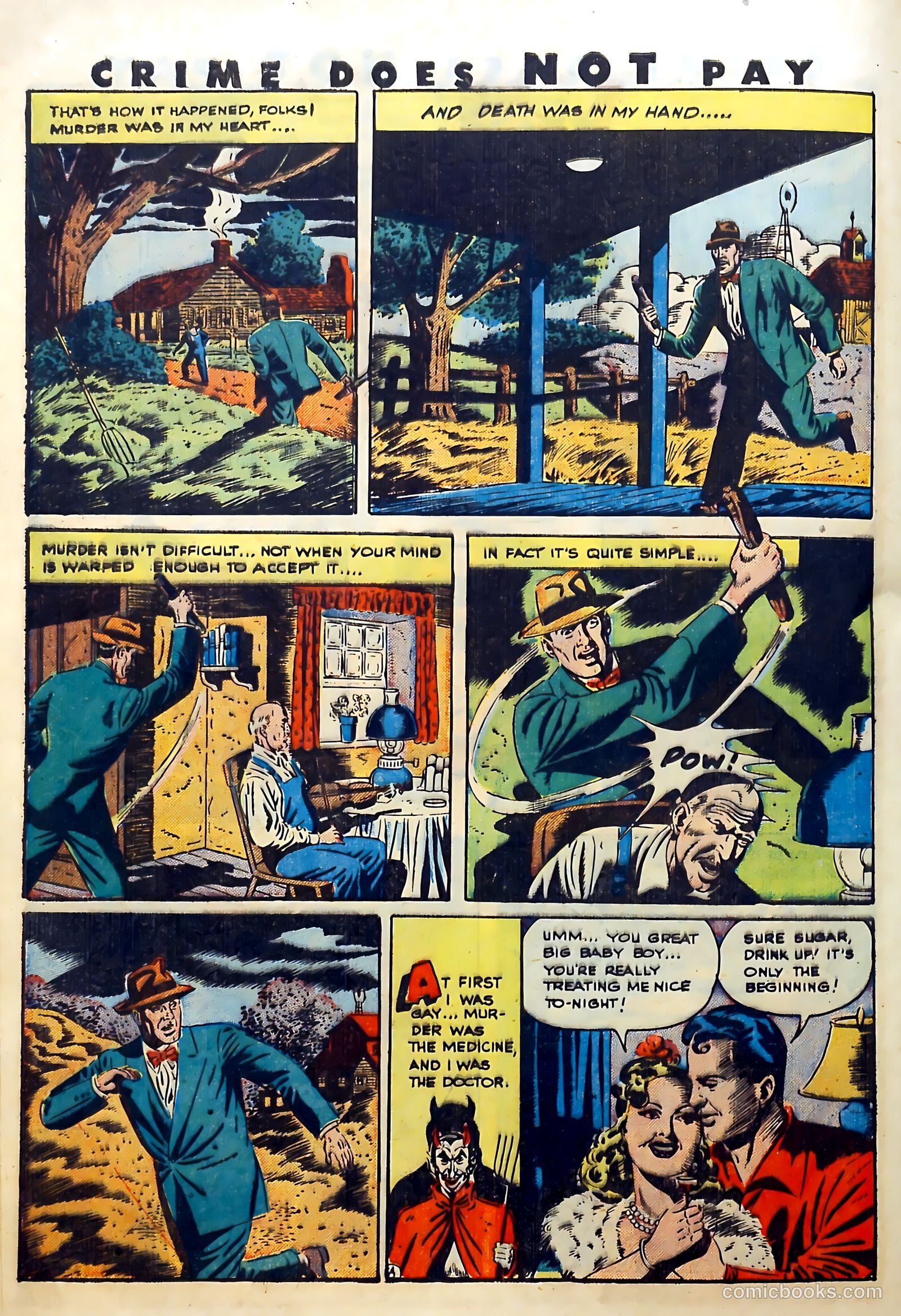 Crime Does Not Pay #38 (1945) — page 40 of 52