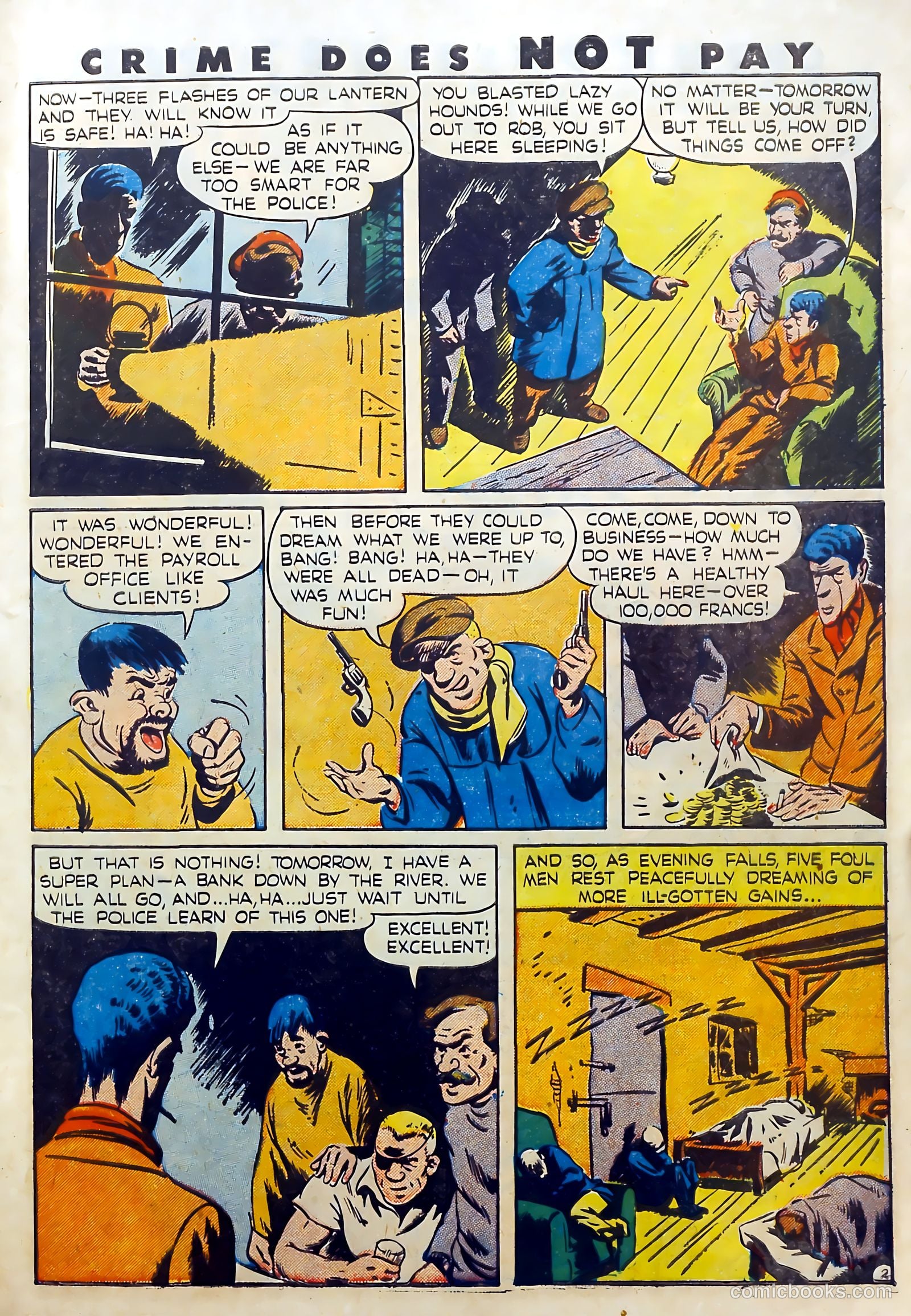 Crime Does Not Pay #38 (1945) — page 43 of 52