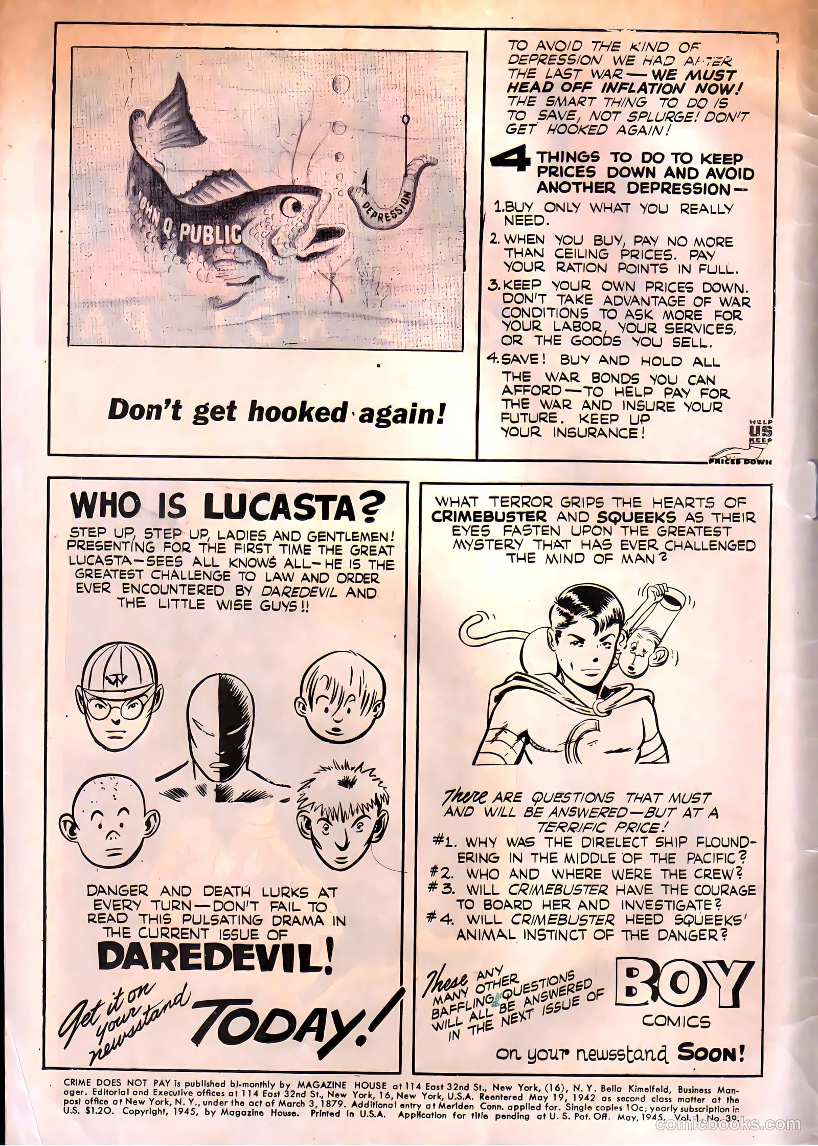 Crime Does Not Pay #39 (1945) — page 2 of 52