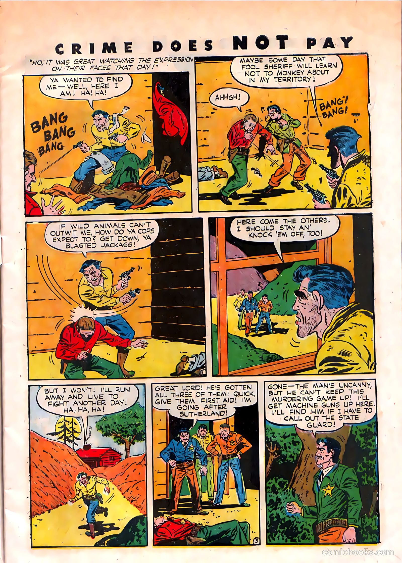 Crime Does Not Pay #39 (1945) — page 7 of 52