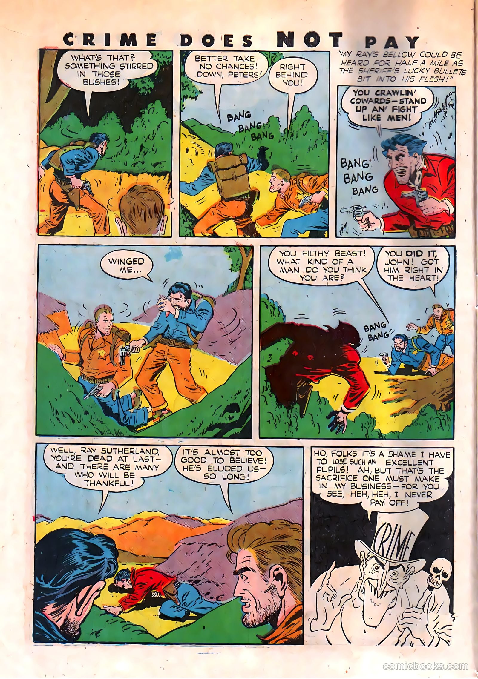 Crime Does Not Pay #39 (1945) — page 14 of 52