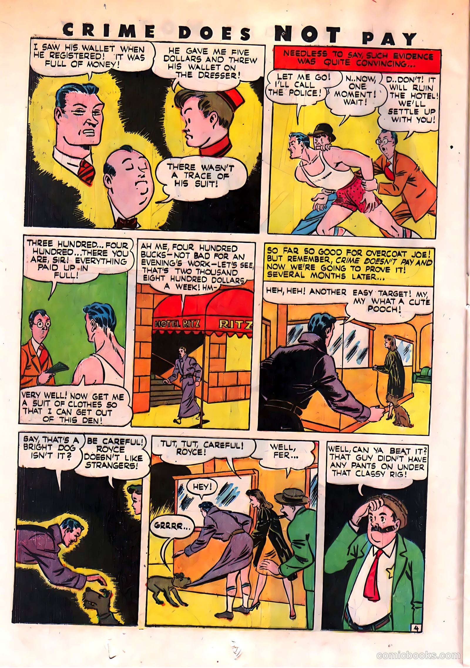 Crime Does Not Pay #39 (1945) — page 18 of 52