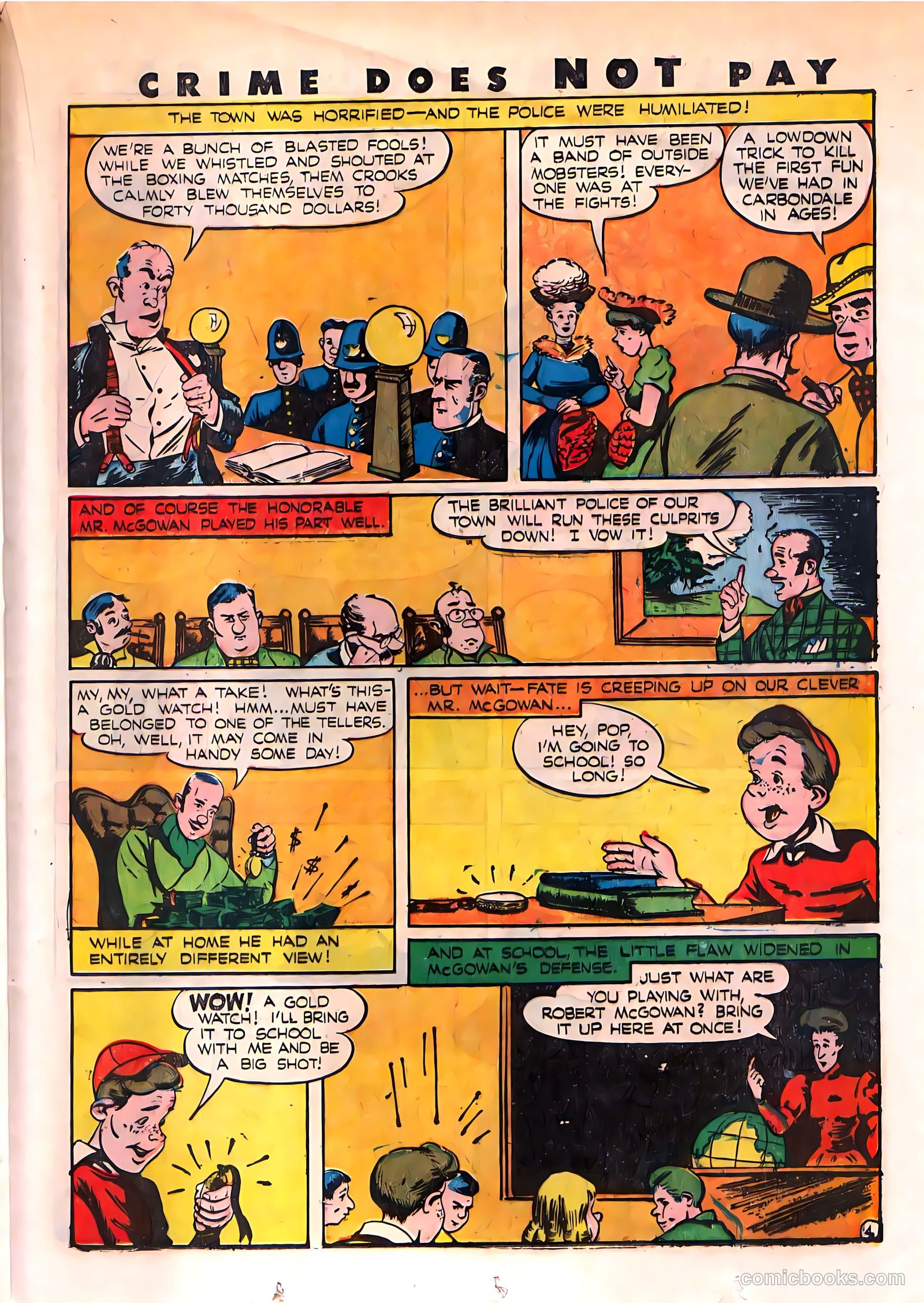 Crime Does Not Pay #39 (1945) — page 33 of 52