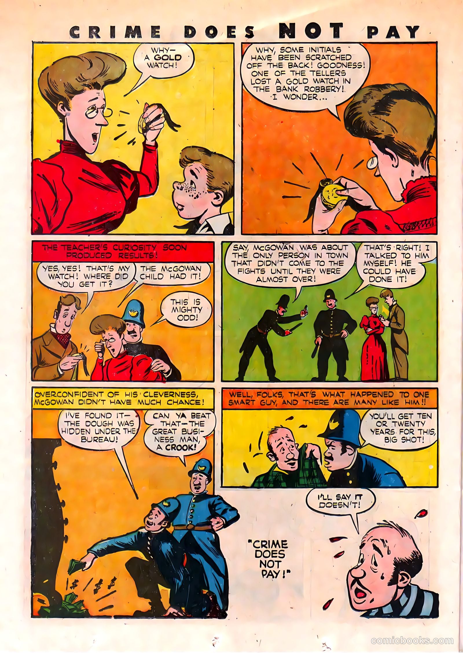 Crime Does Not Pay #39 (1945) — page 34 of 52