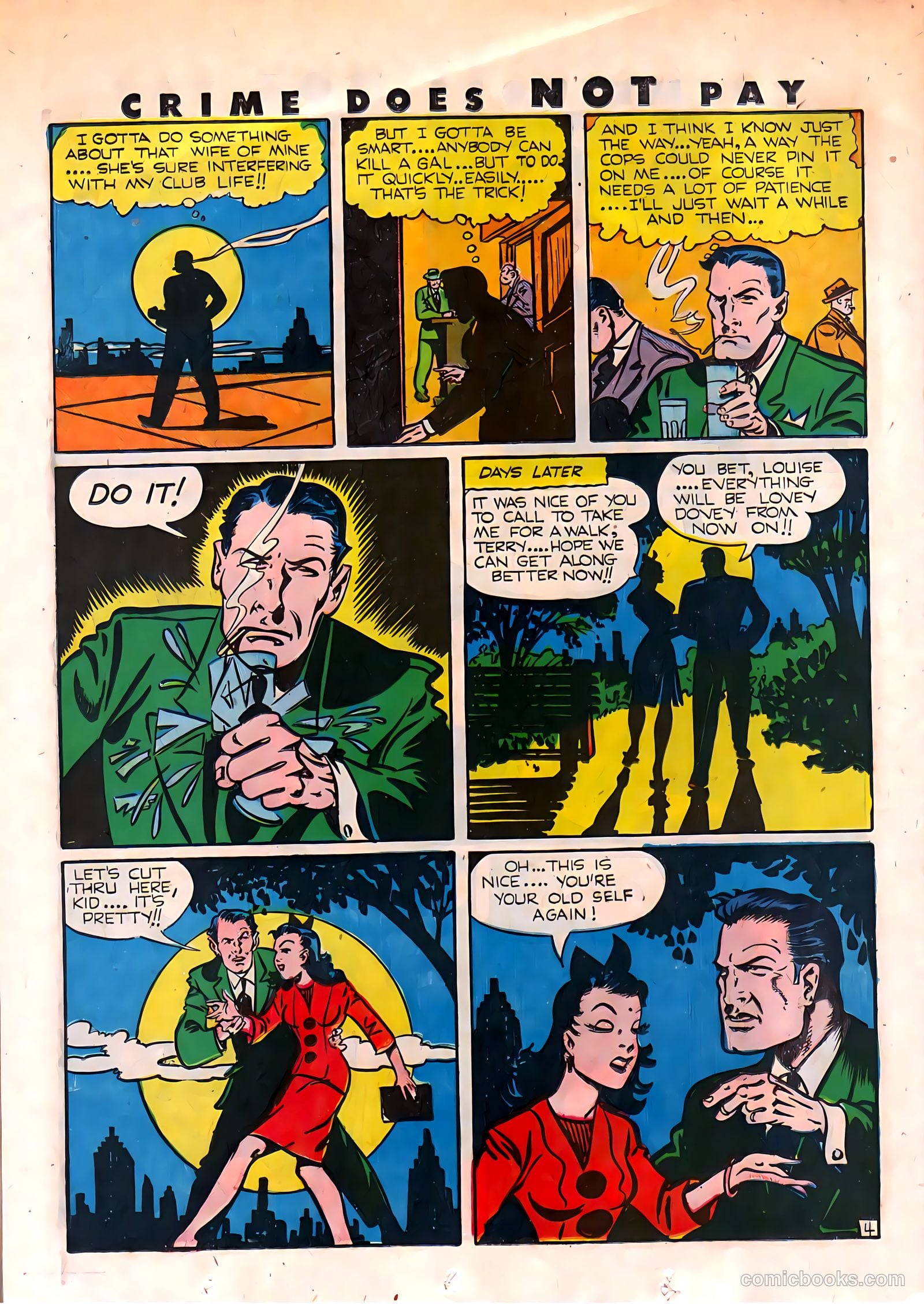 Crime Does Not Pay #39 (1945) — page 38 of 52