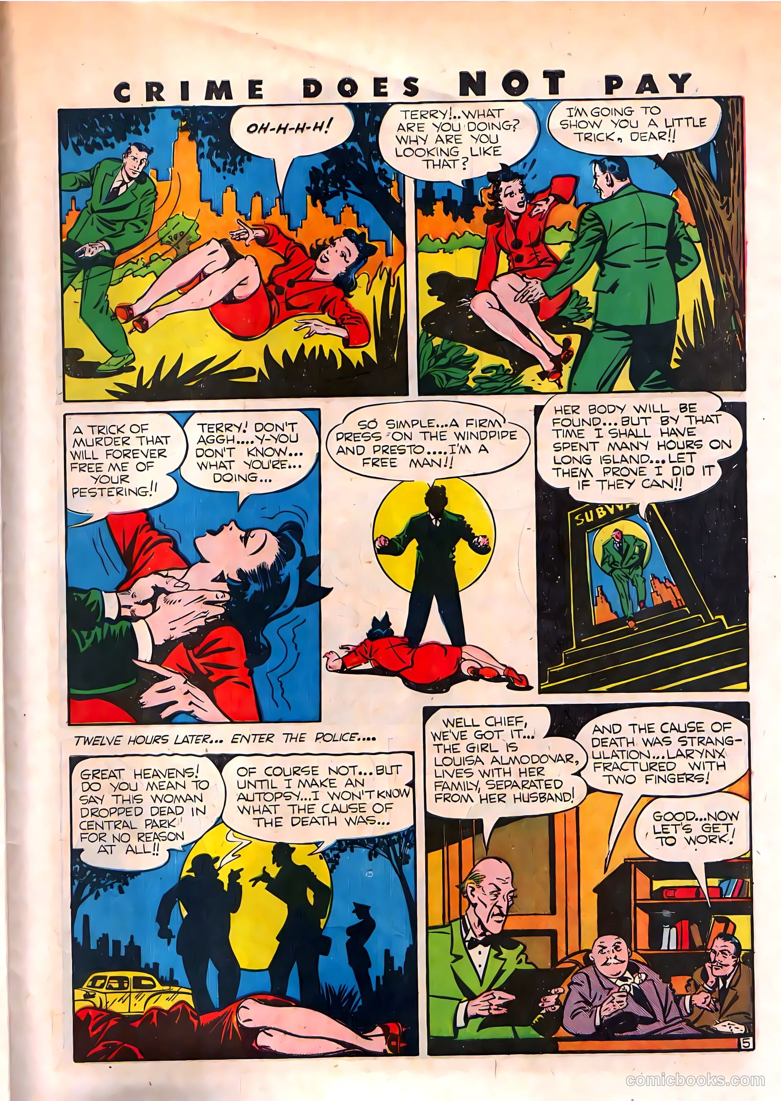 Crime Does Not Pay #39 (1945) — page 39 of 52