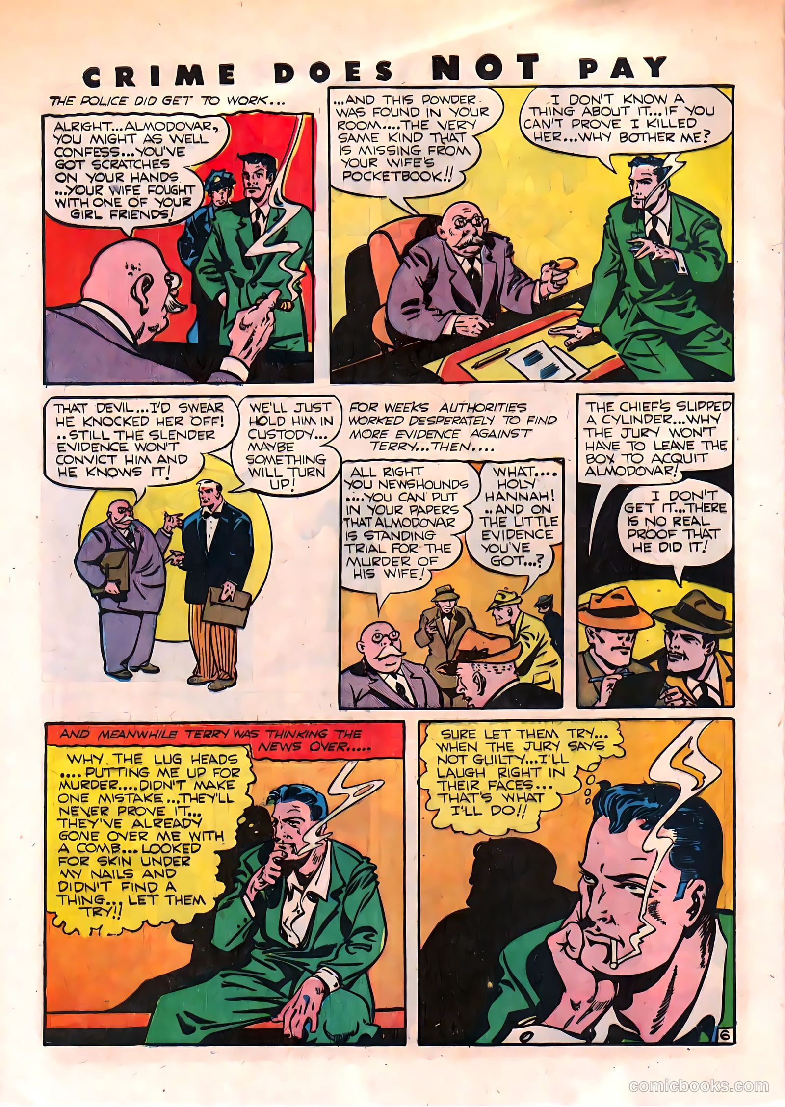 Crime Does Not Pay #39 (1945) — page 40 of 52