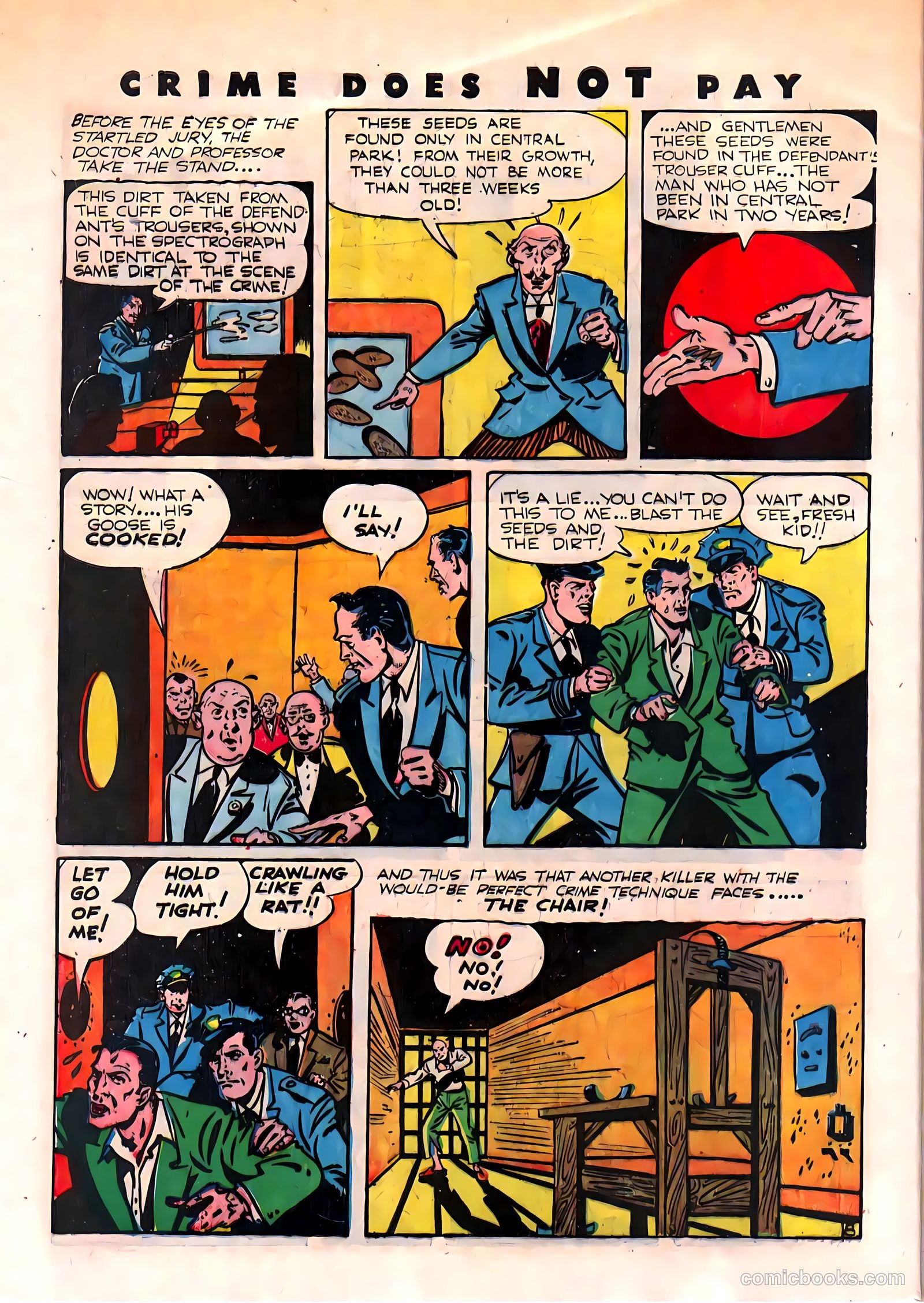Crime Does Not Pay #39 (1945) — page 42 of 52