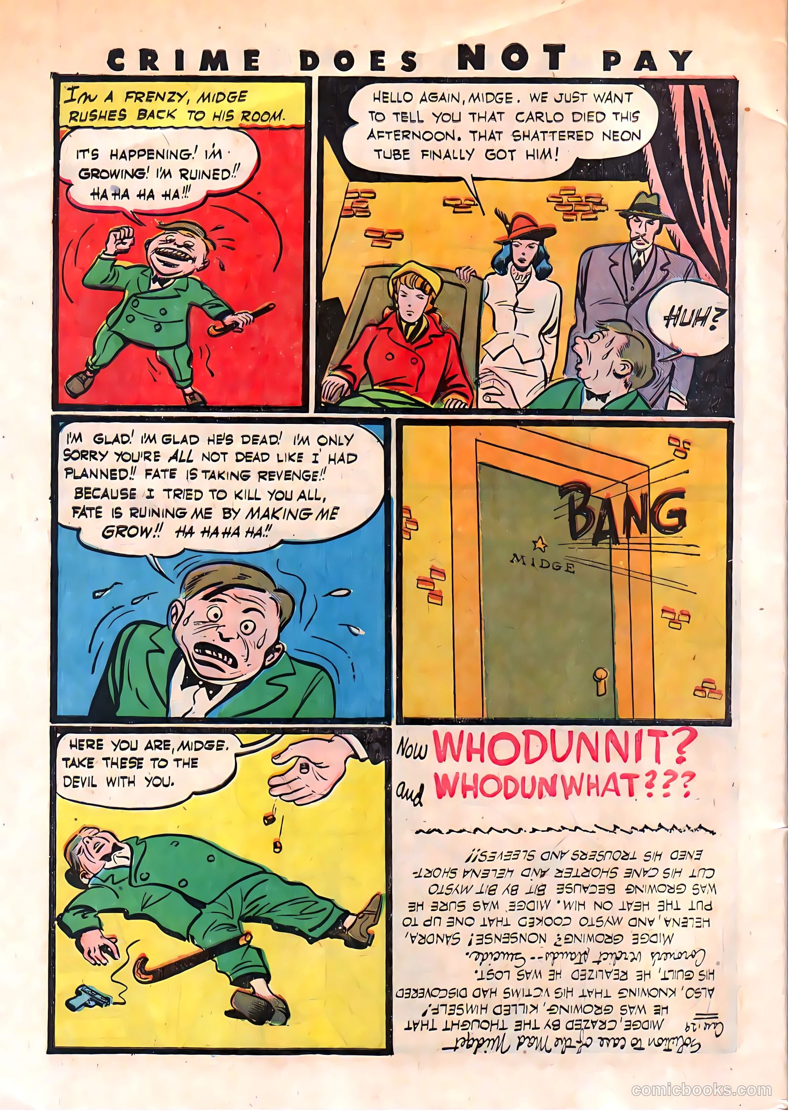 Crime Does Not Pay #39 (1945) — page 50 of 52