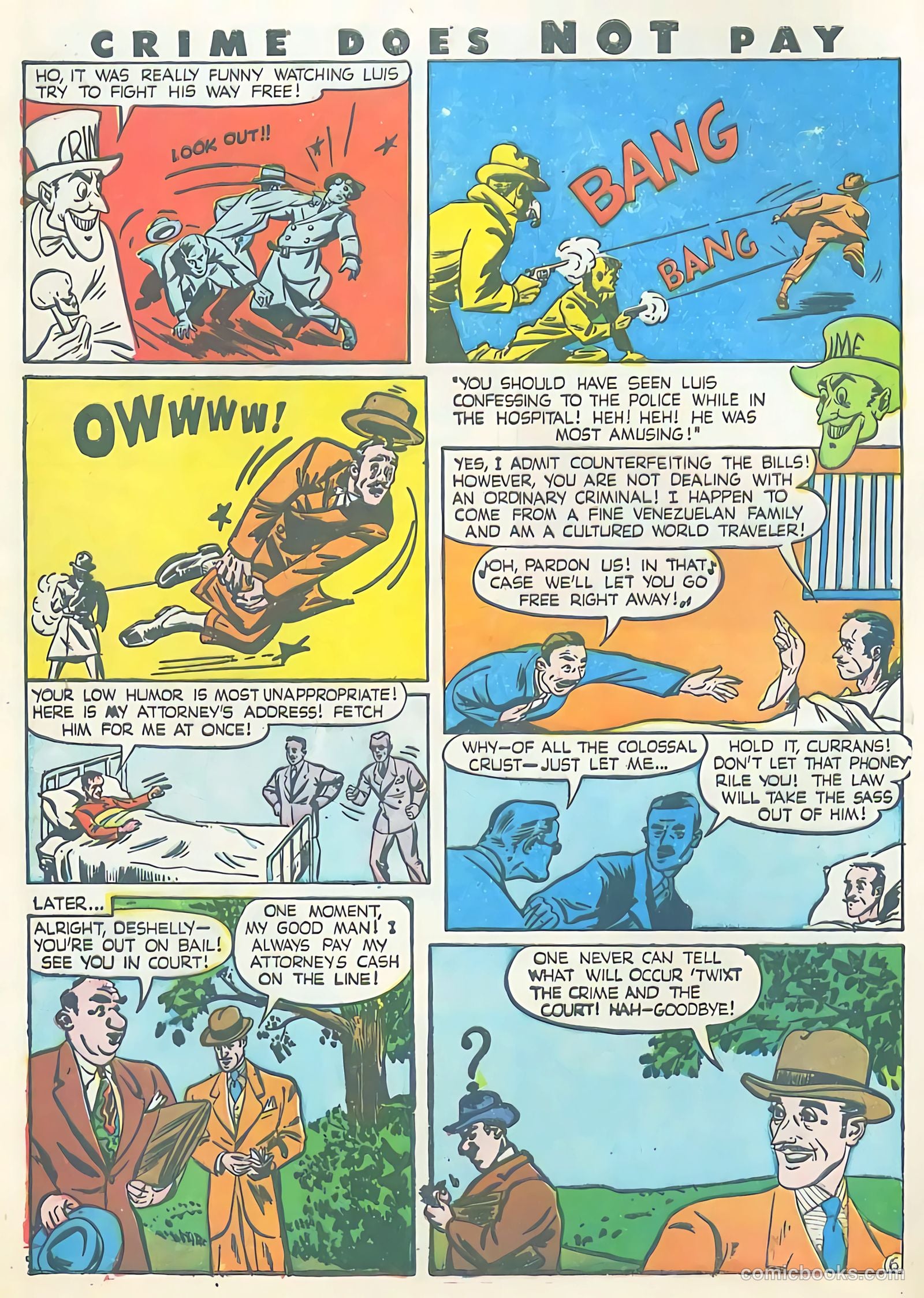 Crime Does Not Pay #41 (1945) — page 7 of 51