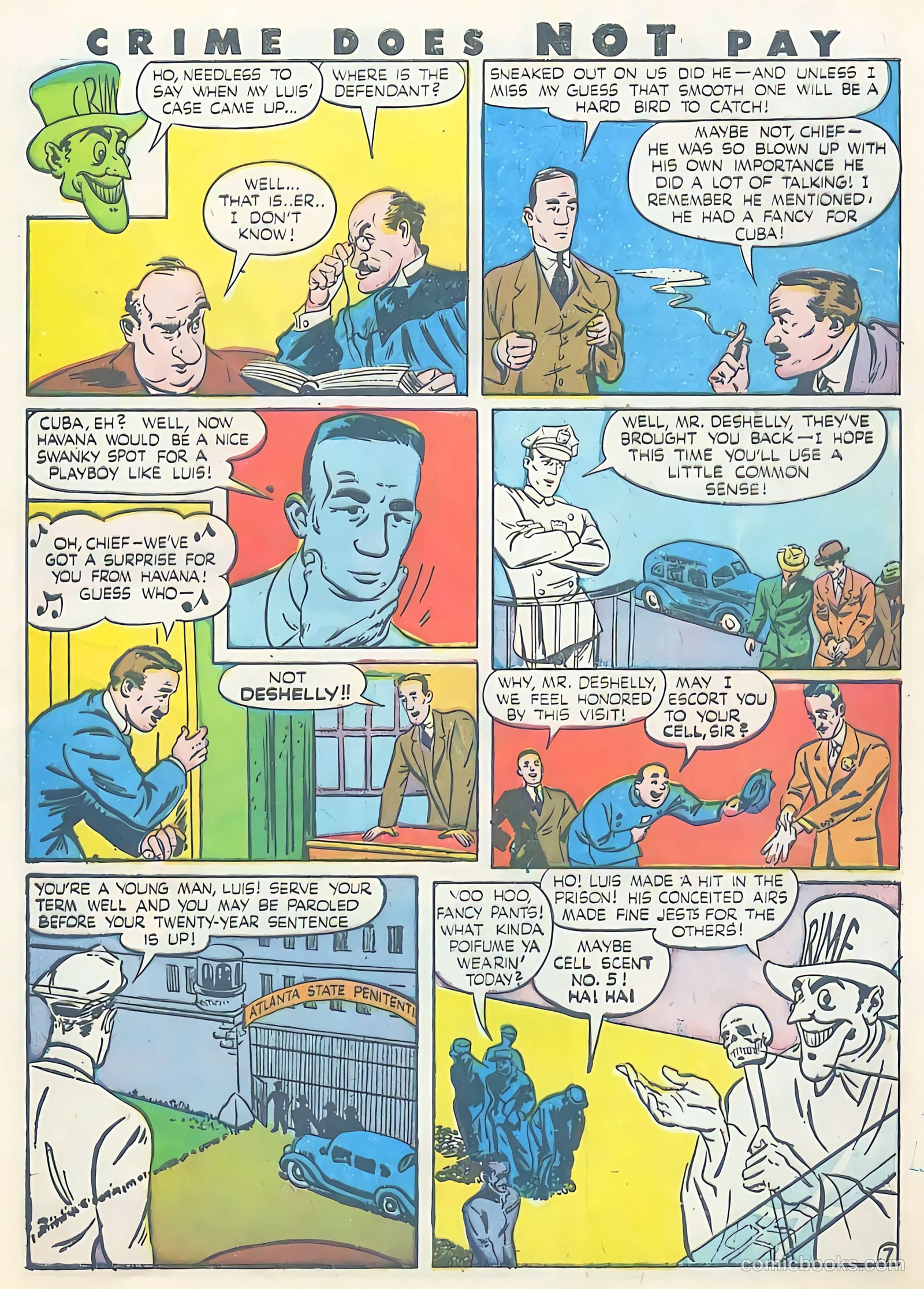 Crime Does Not Pay #41 (1945) — page 8 of 51