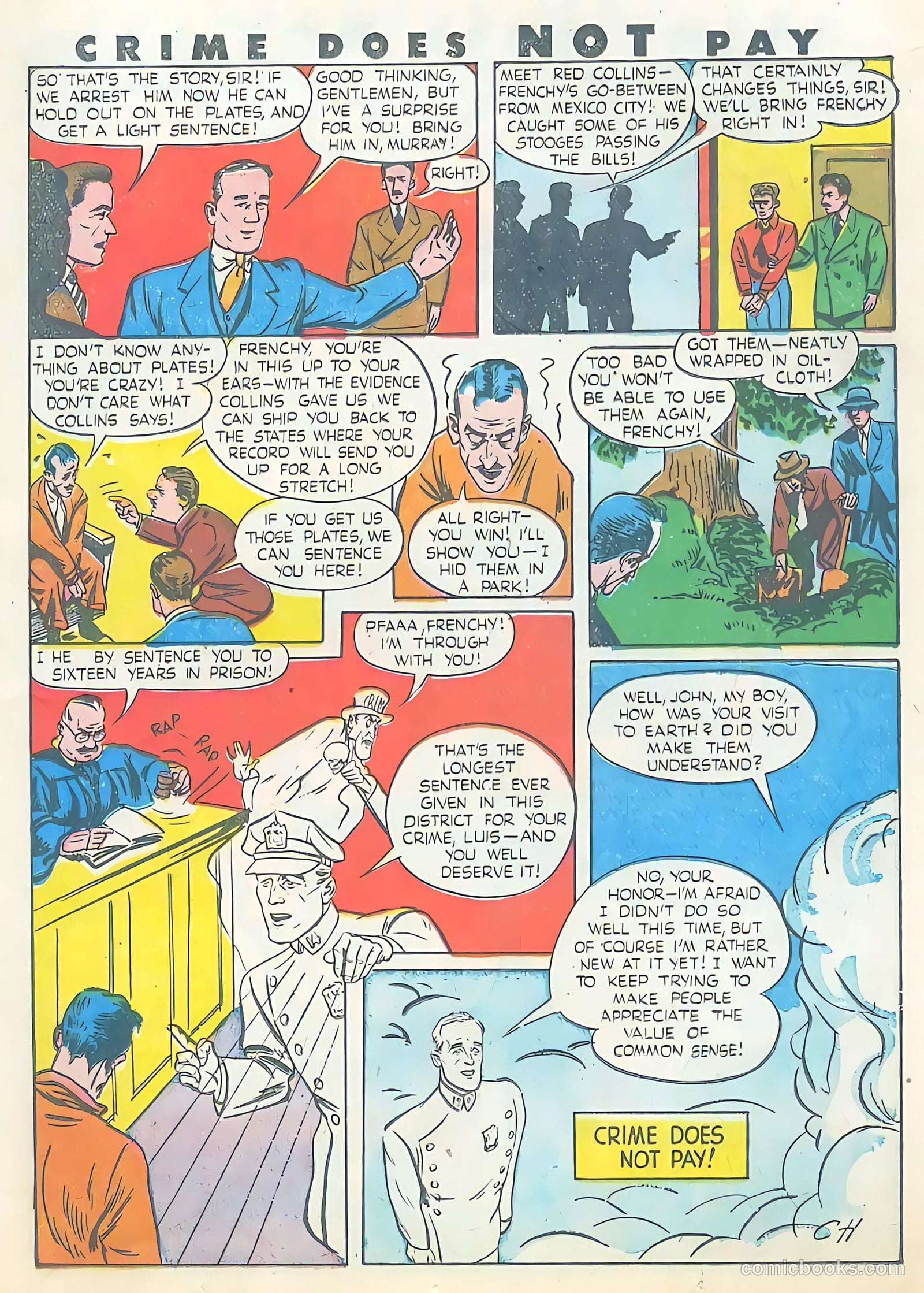 Crime Does Not Pay #41 (1945) — page 16 of 51